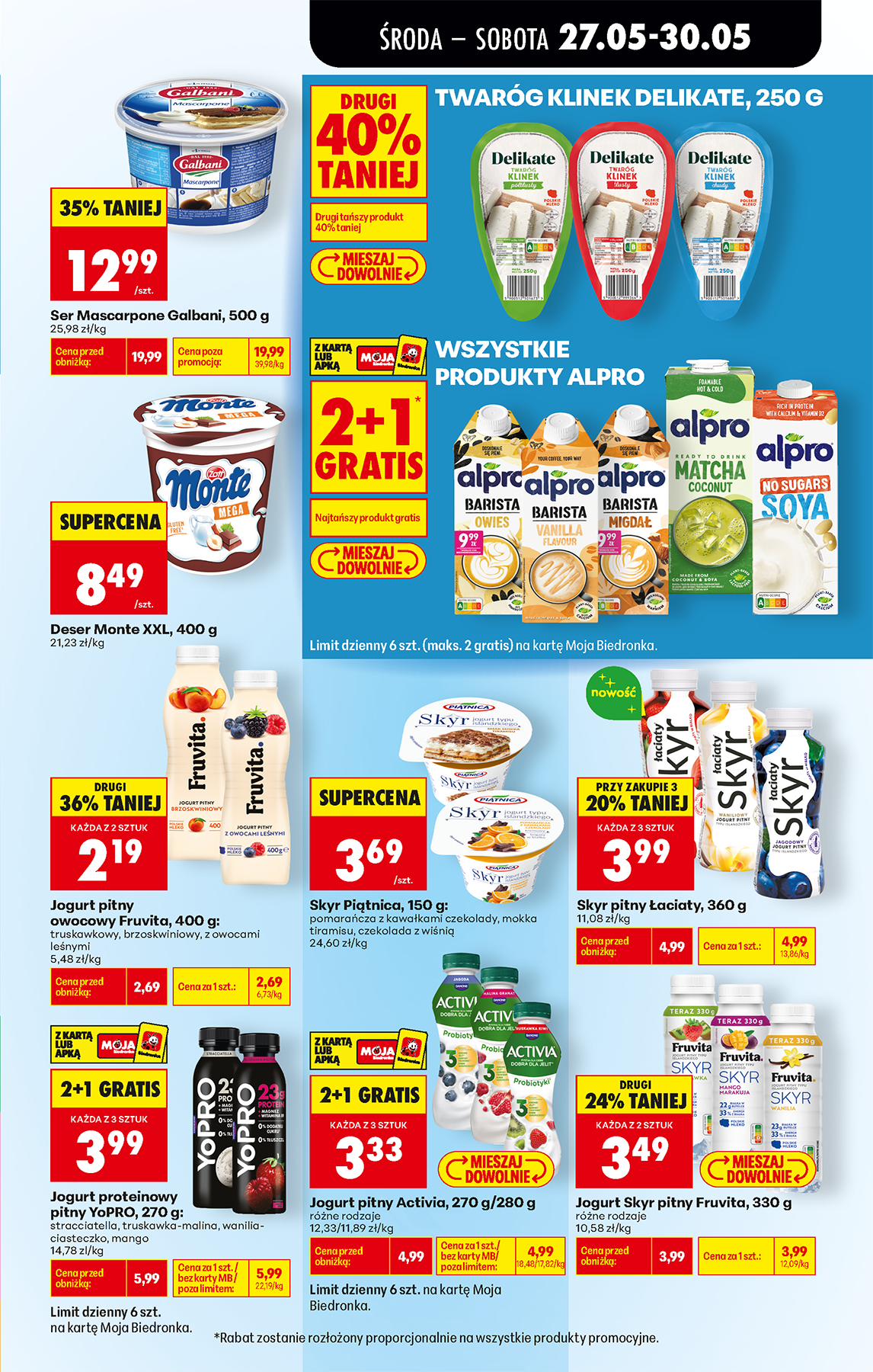 biedronka - Aktuální Biedronka - Codziennie niskie ceny P - oferta od 27.05 - Gazetka - Biedronka.pl leták platný od středy 27.05.2026 do soboty 30.05.2026 - page: 45