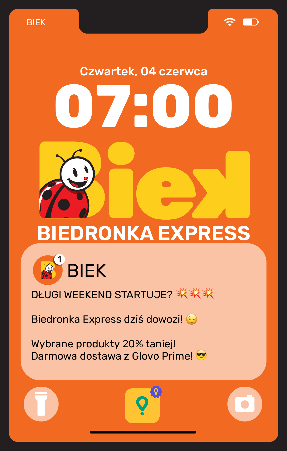 biedronka - Aktuální Biedronka - Express leták platný od čtvrtka 04.06.2026 do neděle 07.06.2026 - page: 1