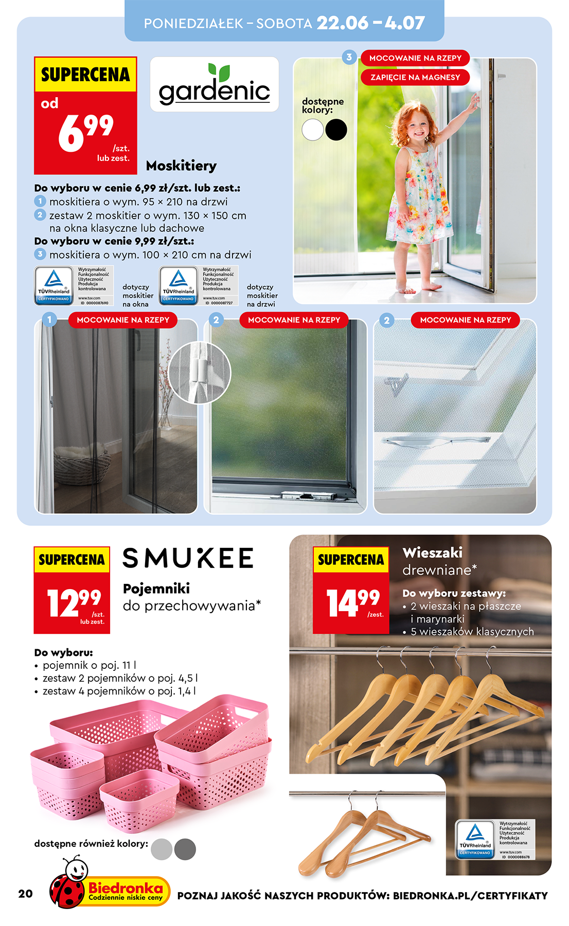 biedronka - Biedronka - Hity i inspiracje leták na příští týden od soboty 20.06.2026 do soboty 04.07.2026 - page: 22