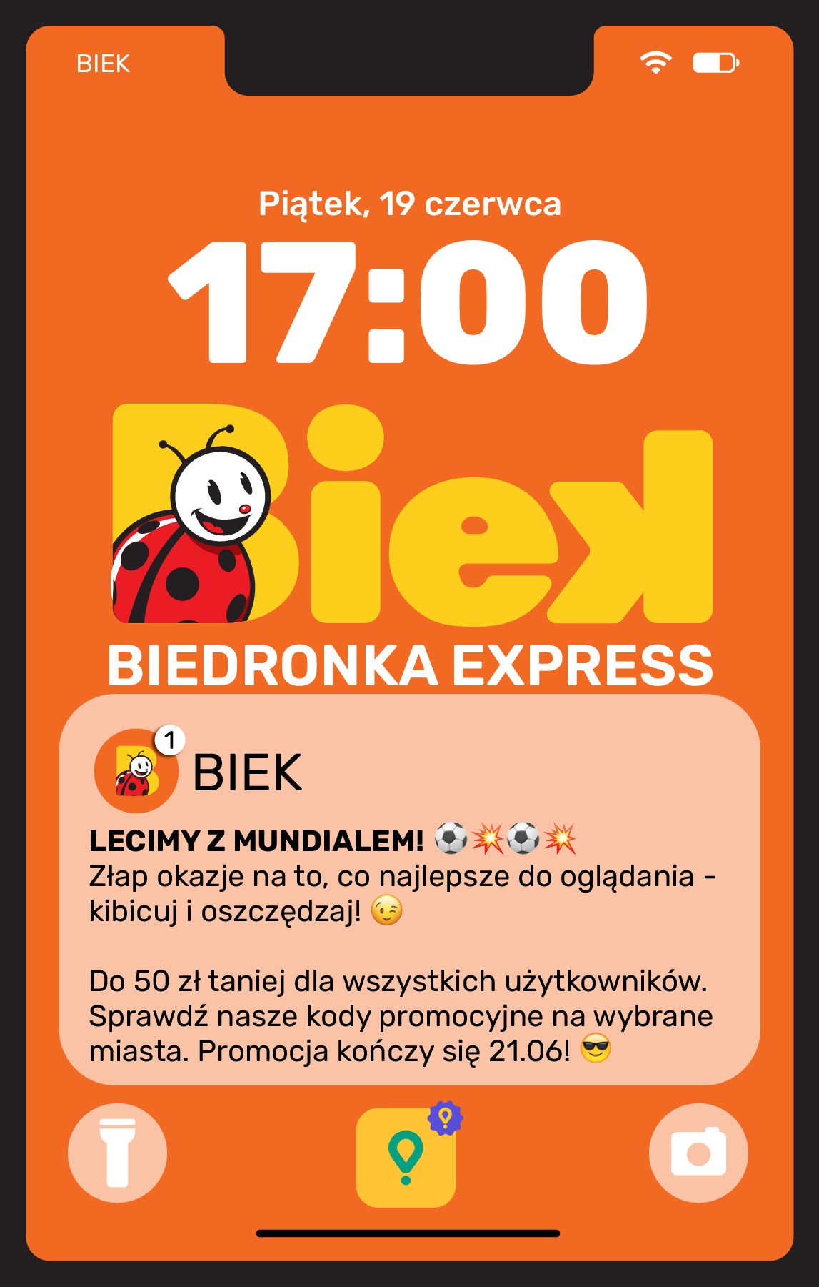 biedronka - Biedronka - BIEK leták na příští týden od neděle 21.06.2026 do úterý 30.06.2026