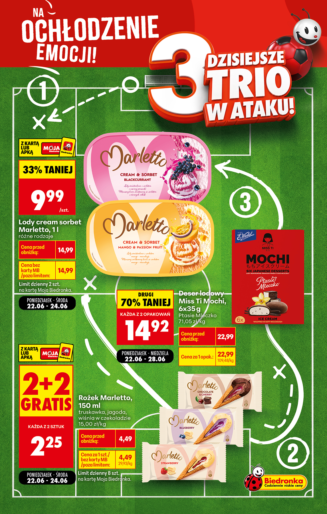 biedronka - Aktuální Biedronka - Football leták platný od pondělí 22.06.2026 do úterý 30.06.2026 - page: 4