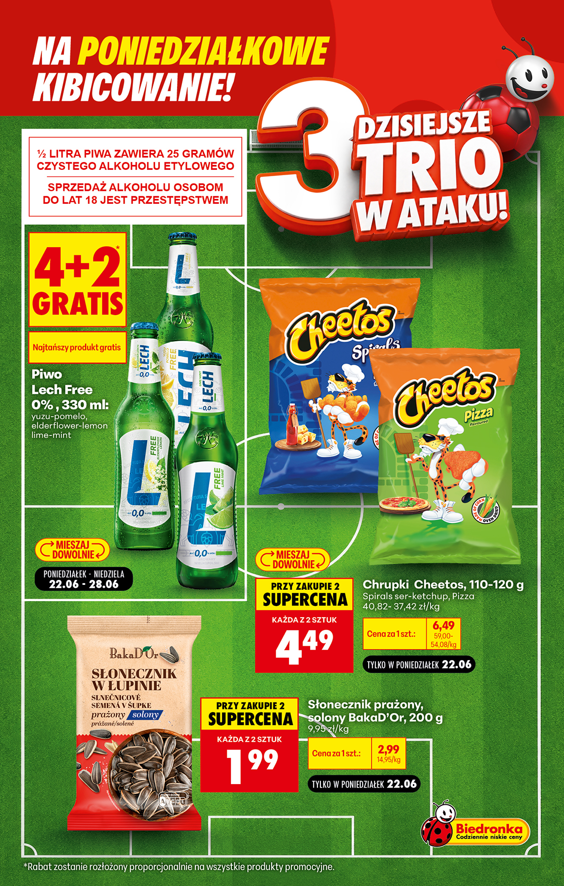 biedronka - Aktuální Biedronka - Football leták platný od pondělí 22.06.2026 do úterý 30.06.2026 - page: 3