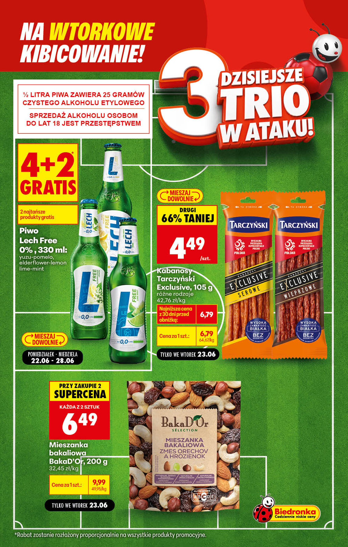 biedronka - Aktuální Biedronka - Football leták platný od úterý 23.06.2026 do úterý 30.06.2026 - page: 4