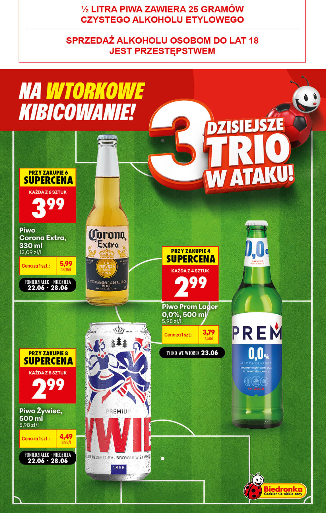 biedronka - Aktuální Biedronka - Football leták platný od úterý 23.06.2026 do úterý 30.06.2026 - page: 2