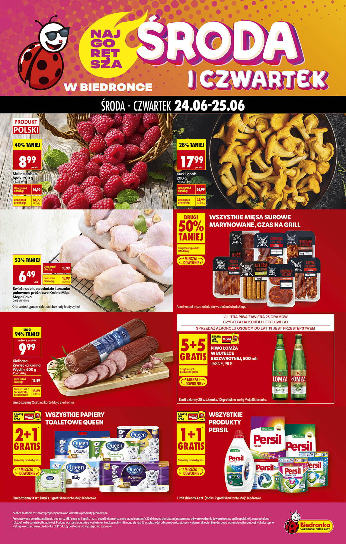 biedronka - Aktuální Biedronka leták platný od středy 24.06.2026 do čtvrtka 25.06.2026 - page: 1
