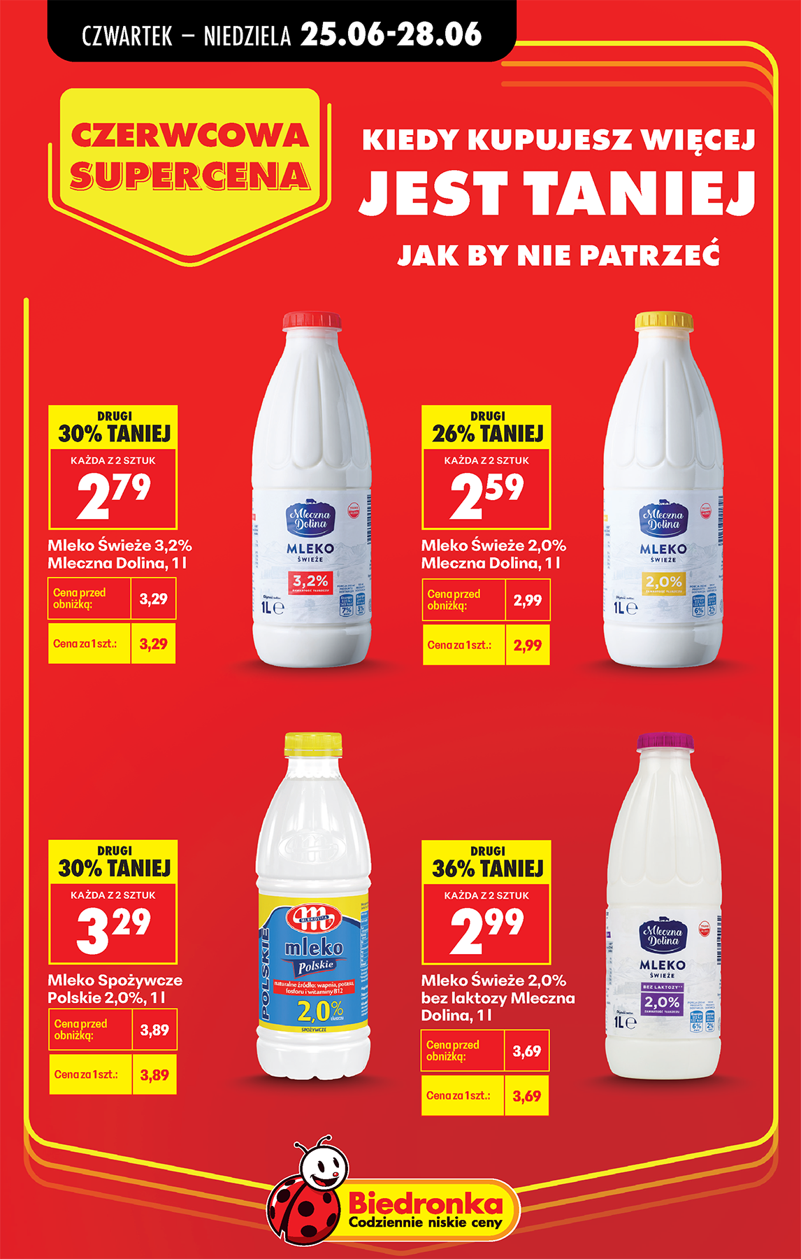 biedronka - Aktuální Biedronka leták platný od čtvrtka 25.06.2026 do středy 01.07.2026 - page: 2