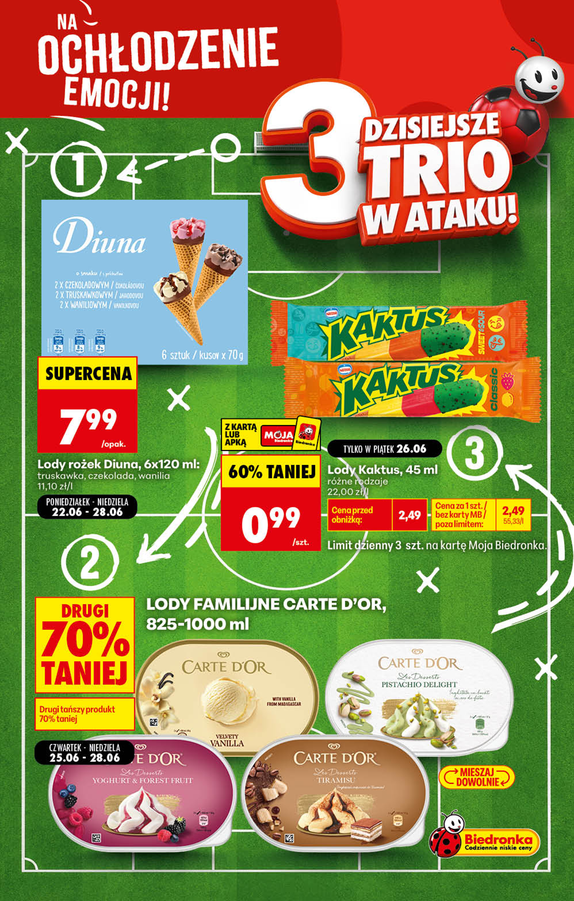 biedronka - Aktuální Biedronka - Football leták platný od pátku 26.06.2026 - page: 3