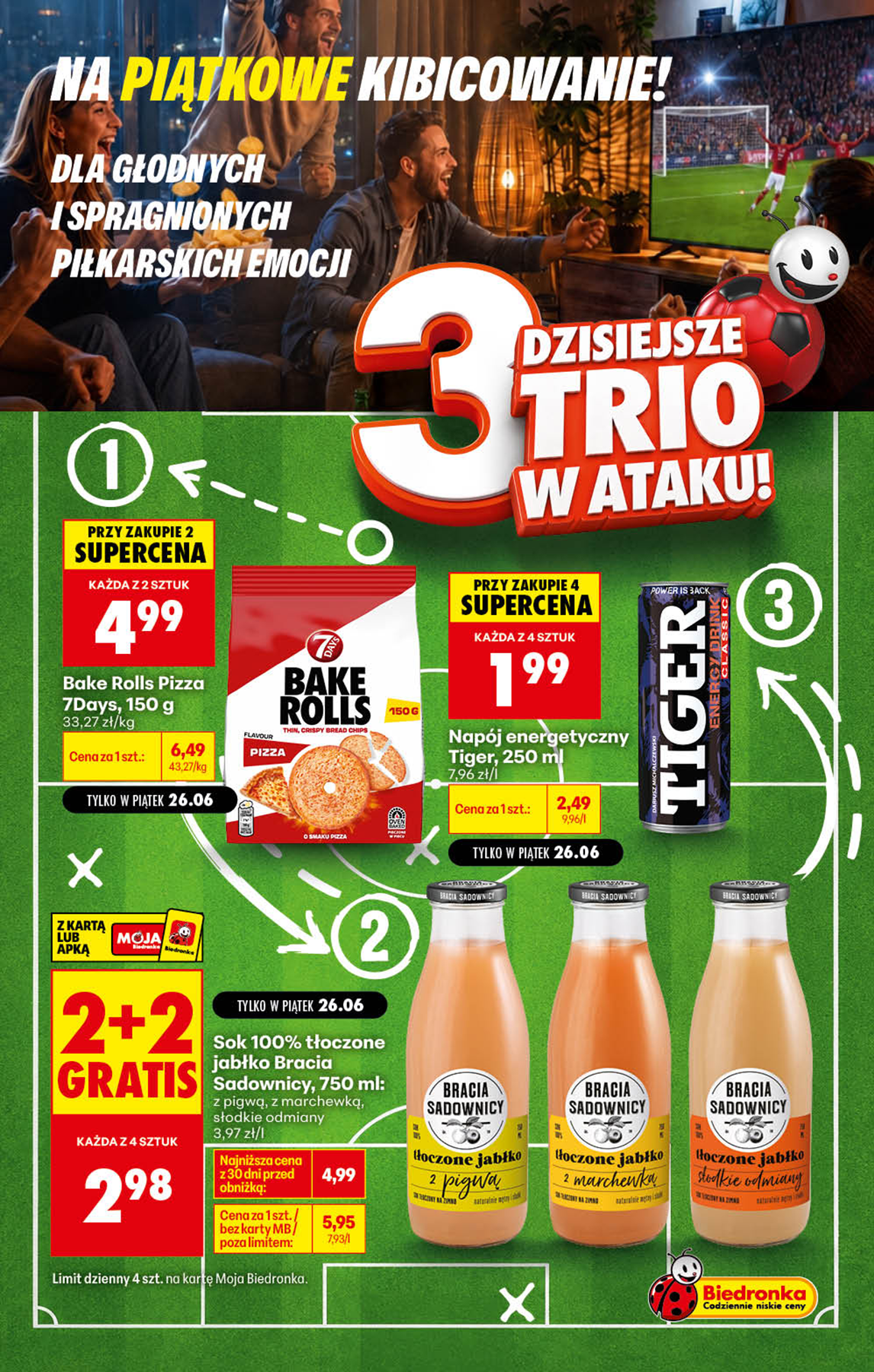 biedronka - Aktuální Biedronka - Football leták platný od pátku 26.06.2026