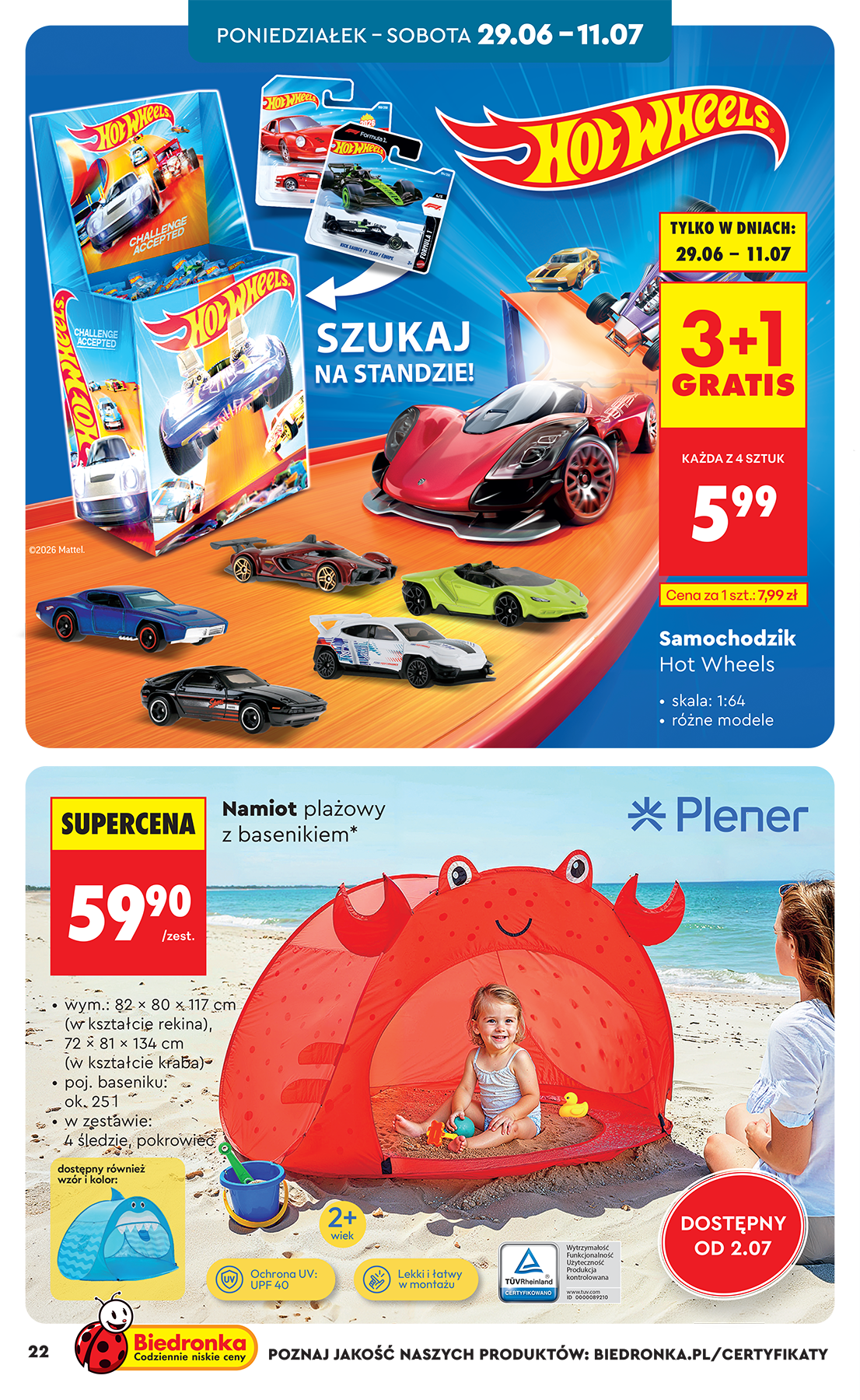 biedronka - Aktuální Biedronka - Hity i inspiracje leták platný od soboty 27.06.2026 do soboty 11.07.2026 - page: 24