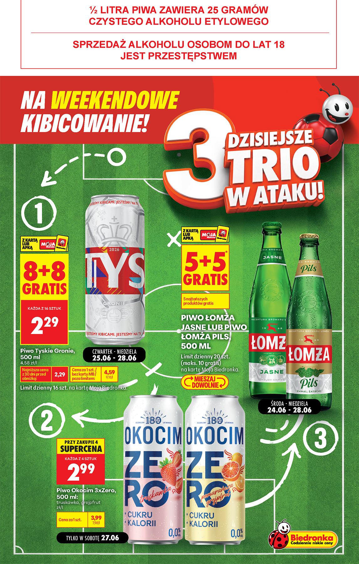 biedronka - Aktuální Biedronka - Football leták platný od čtvrtka 25.06.2026 do neděle 28.06.2026 - page: 2