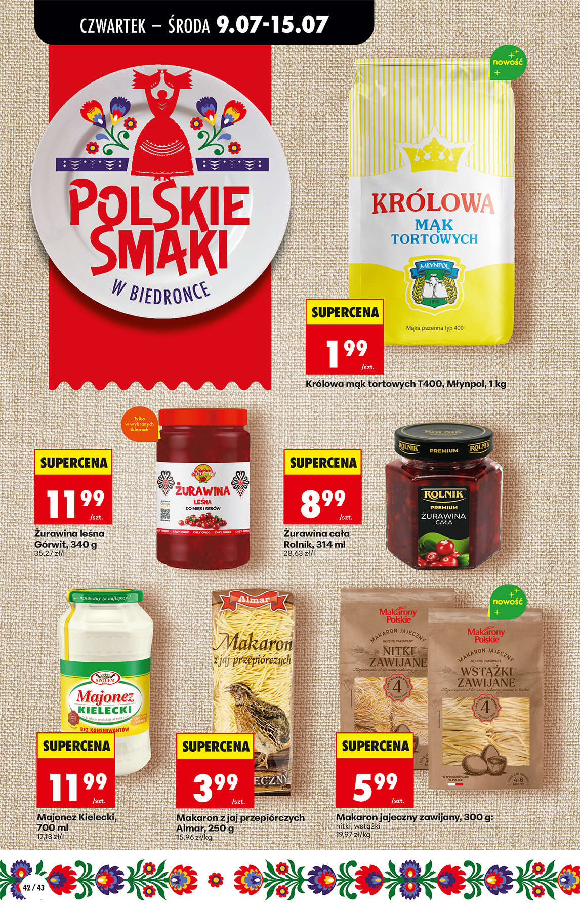 biedronka - Aktuální Biedronka leták platný od čtvrtka 09.07.2026 do středy 15.07.2026 - page: 50