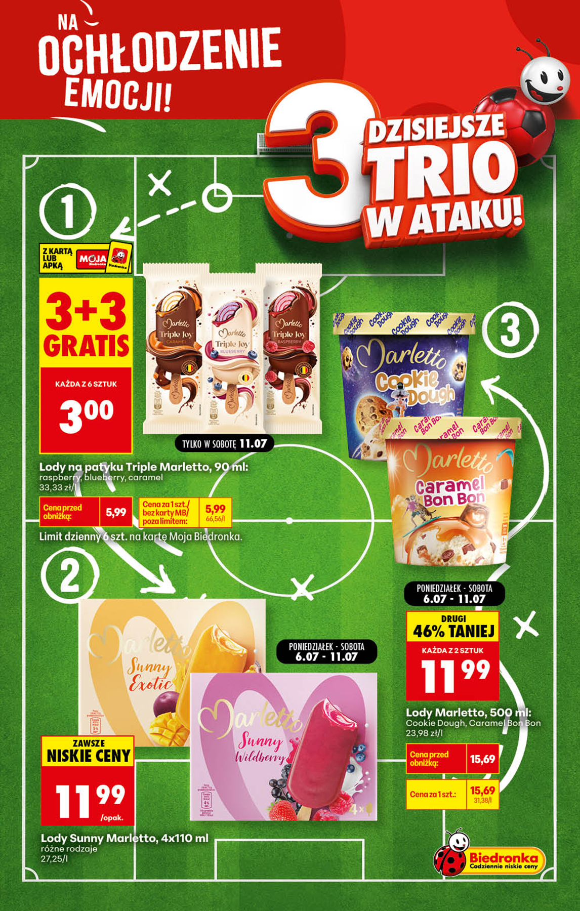 biedronka - Aktuální Biedronka - Football leták platný od soboty 11.07.2026 do neděle 12.07.2026 - page: 2