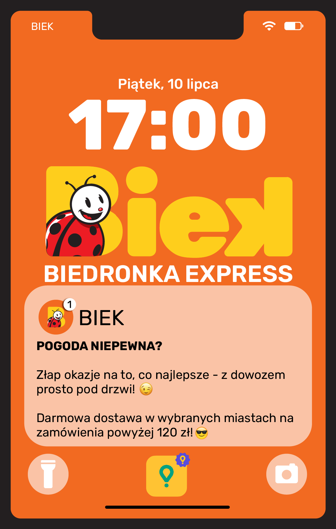 biedronka - Aktuální Biedronka - BIEK leták platný od pátku 10.07.2026 do neděle 12.07.2026