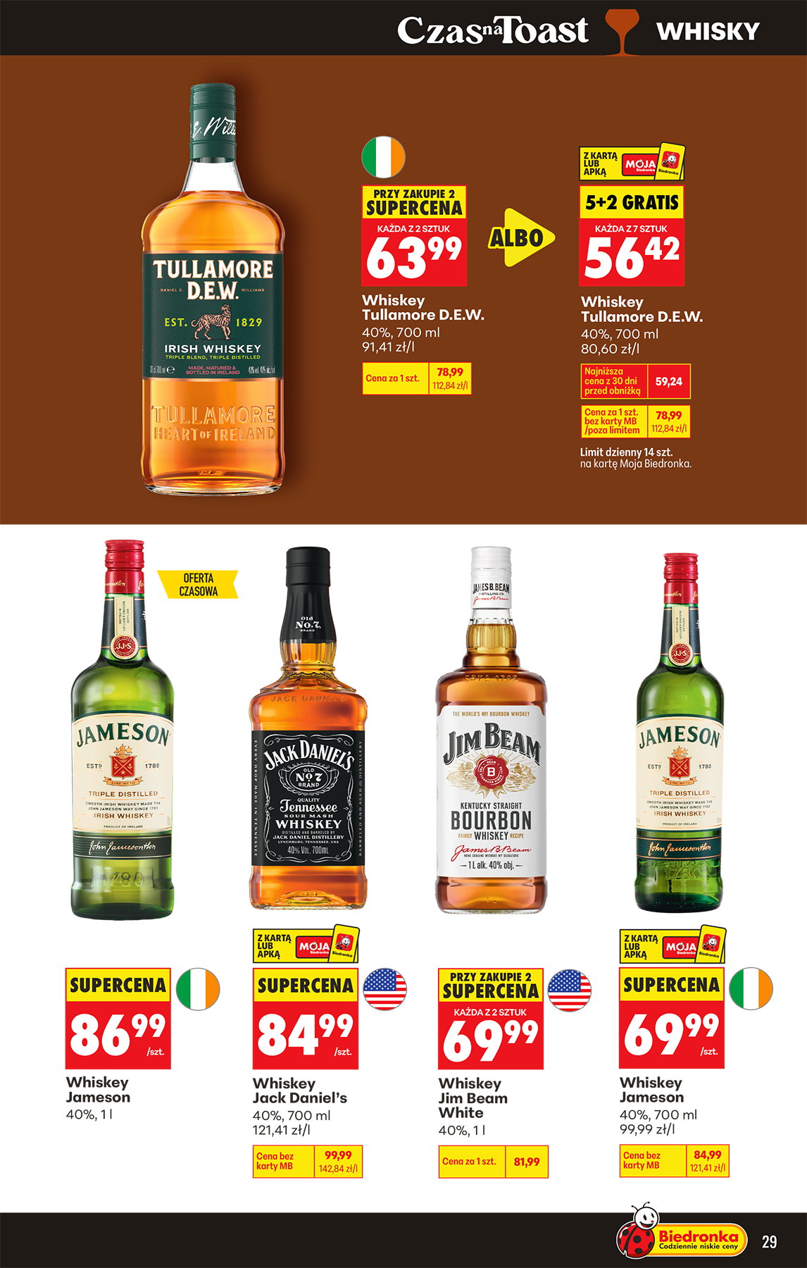 biedronka - Aktuální Biedronka - Alkohol leták platný od pondělí 13.07.2026 do soboty 25.07.2026 - page: 29