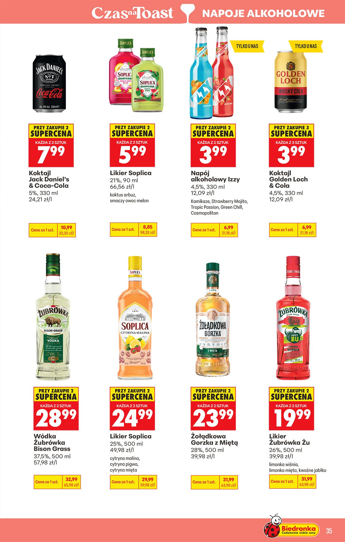 biedronka - Aktuální Biedronka - Alkohol leták platný od pondělí 13.07.2026 do soboty 25.07.2026 - page: 35