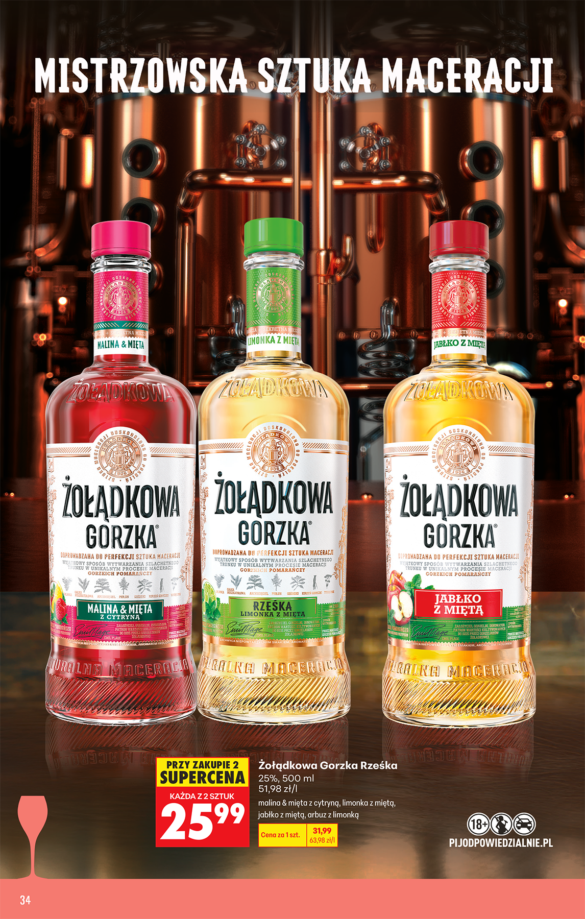 biedronka - Aktuální Biedronka - Alkohol leták platný od pondělí 13.07.2026 do soboty 25.07.2026 - page: 34