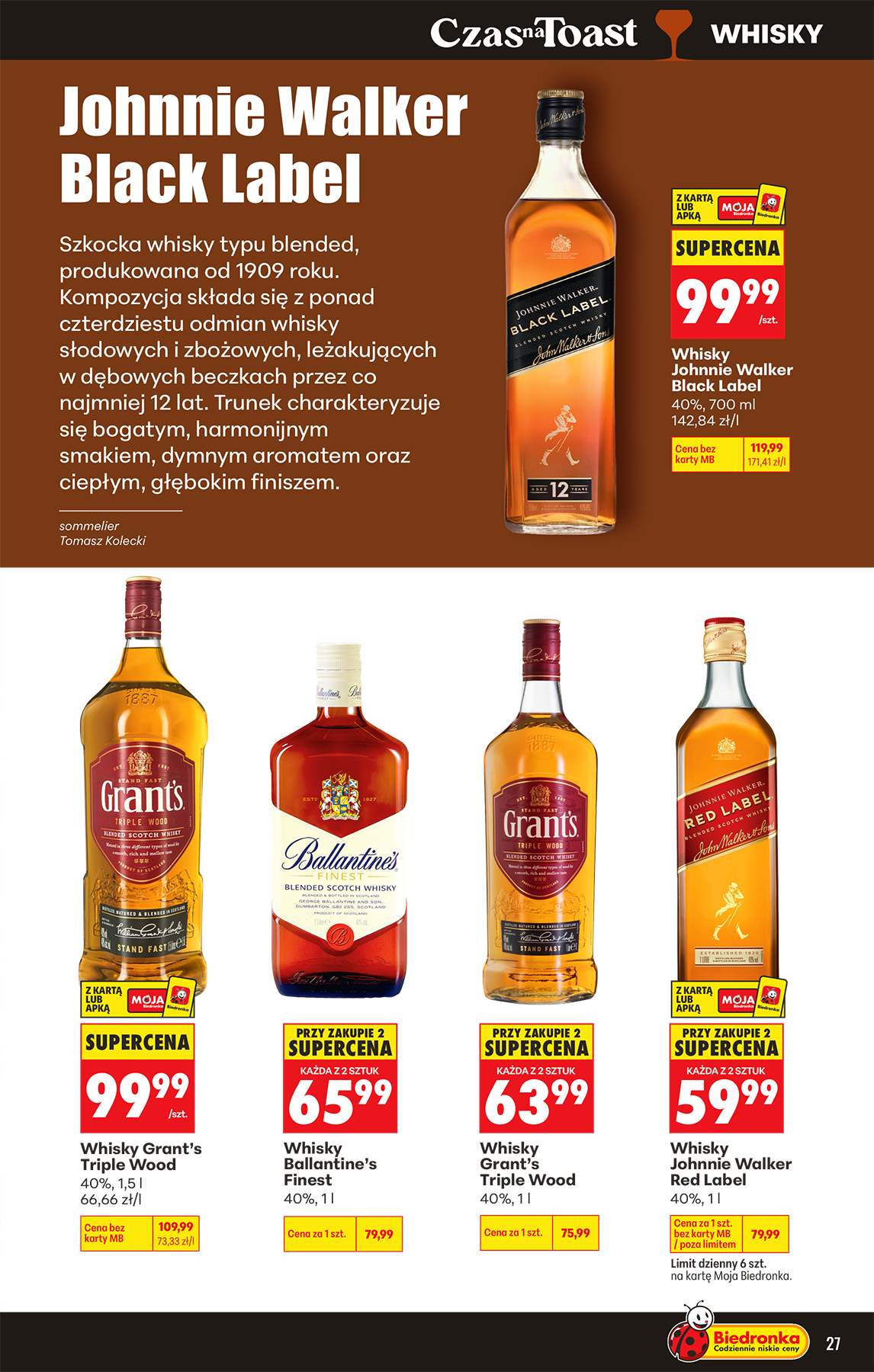 biedronka - Aktuální Biedronka - Alkohol leták platný od pondělí 13.07.2026 do soboty 25.07.2026 - page: 27