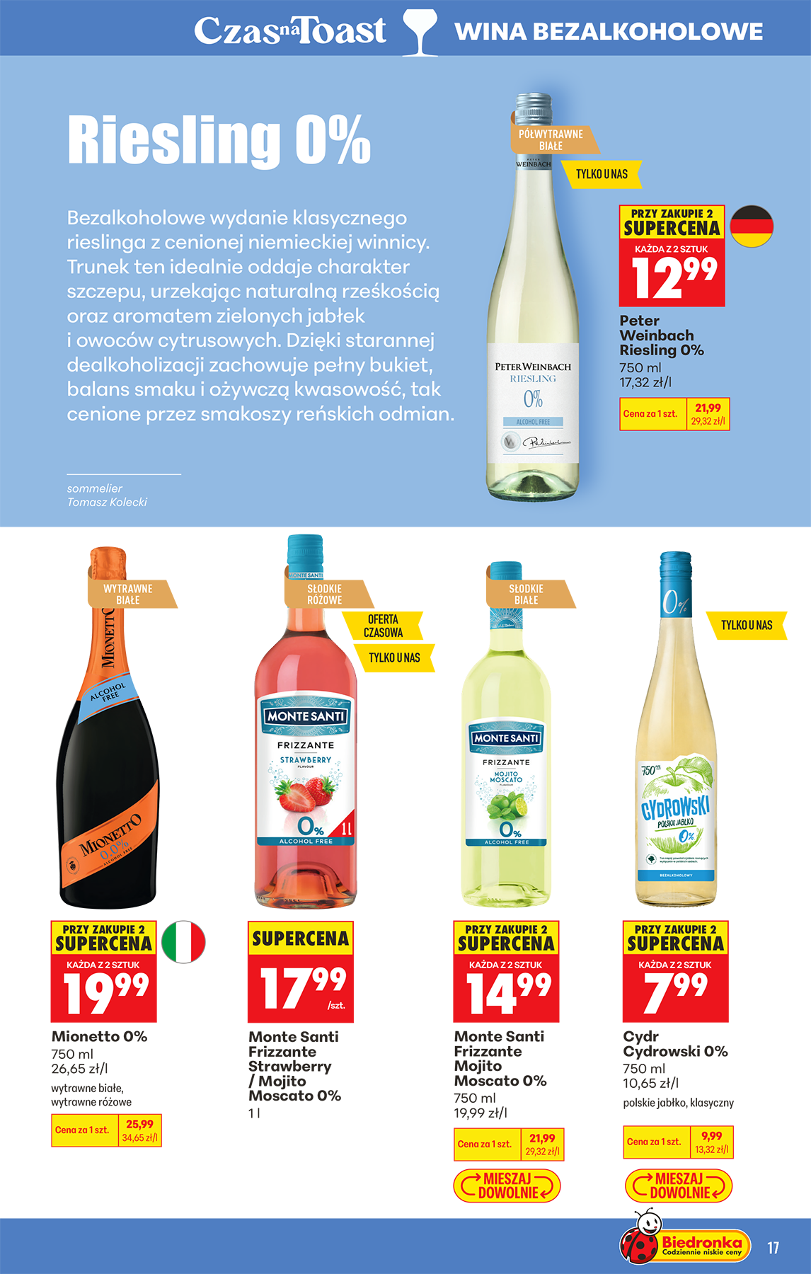 biedronka - Aktuální Biedronka - Alkohol leták platný od pondělí 13.07.2026 do soboty 25.07.2026 - page: 17