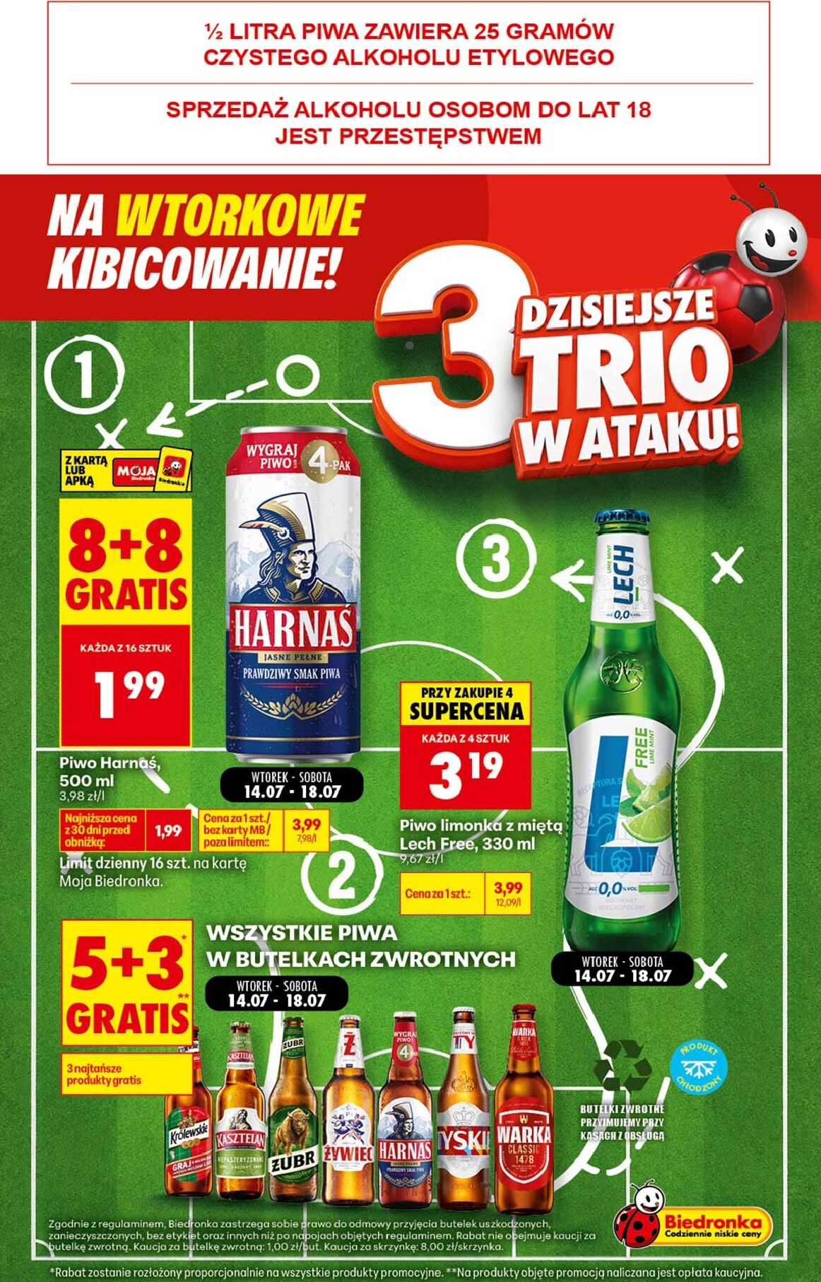 biedronka - Aktuální Biedronka - Football leták platný od úterý 14.07.2026 - page: 4