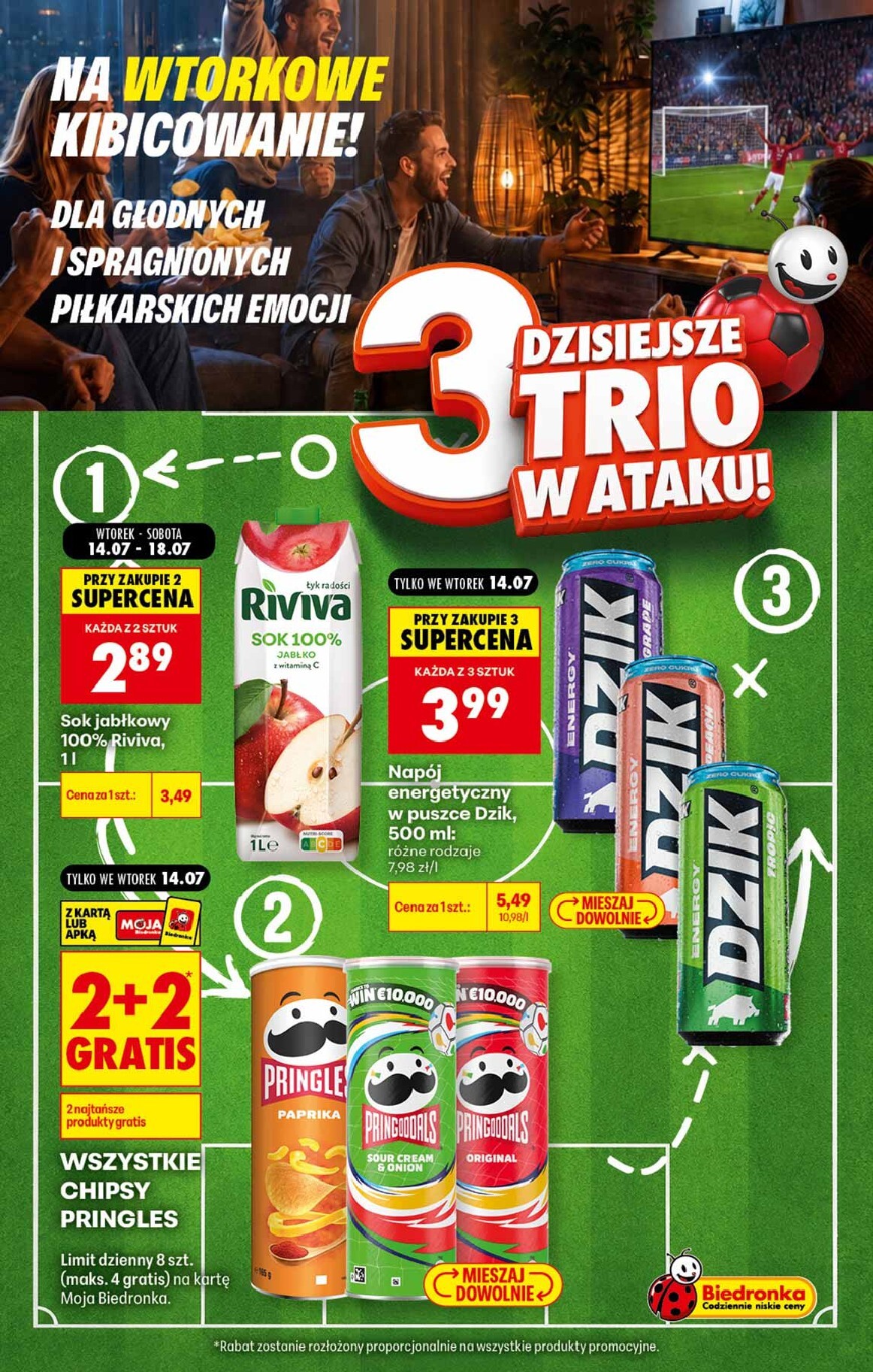 biedronka - Aktuální Biedronka - Football leták platný od úterý 14.07.2026