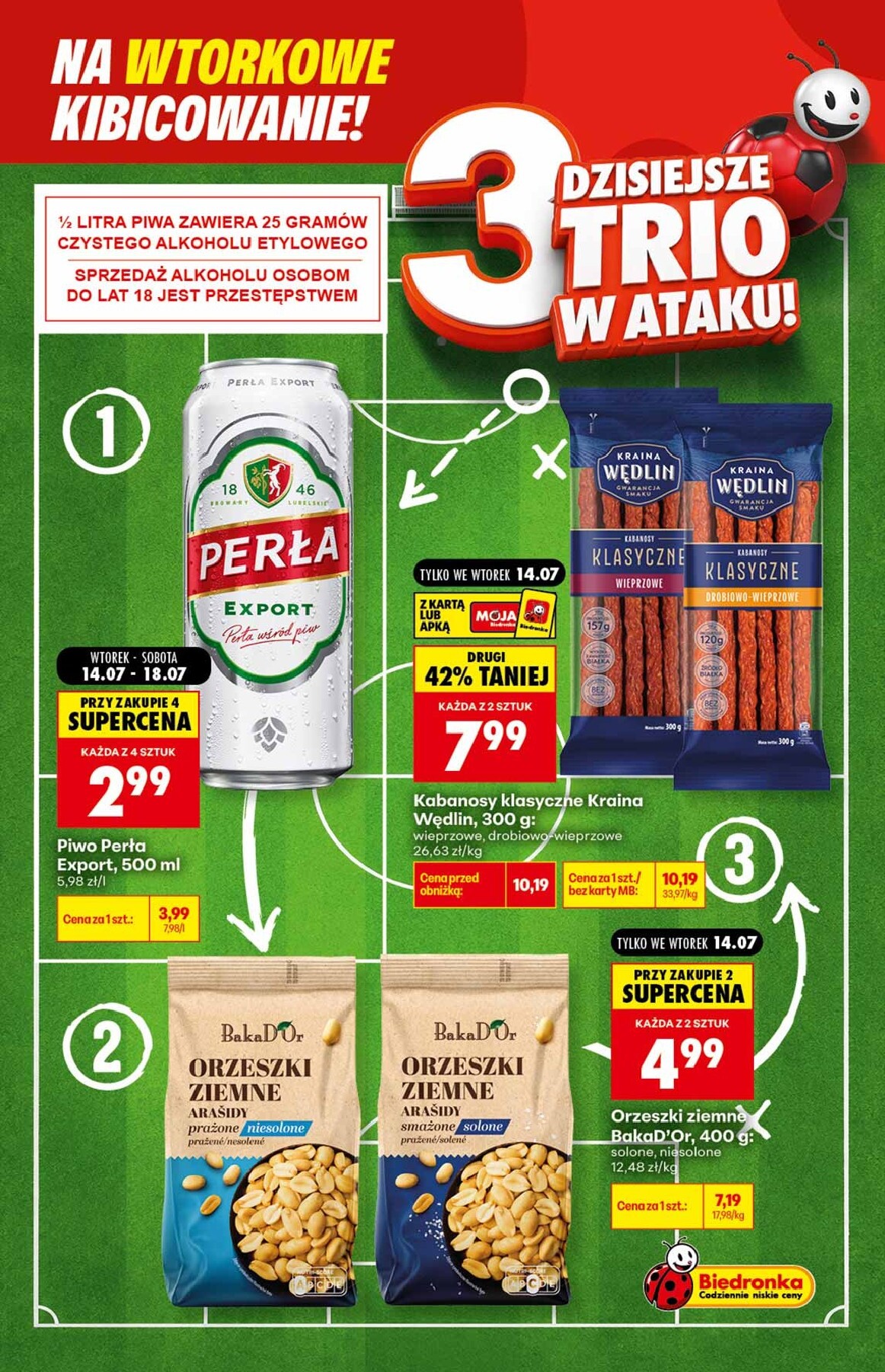 biedronka - Aktuální Biedronka - Football leták platný od úterý 14.07.2026 - page: 3