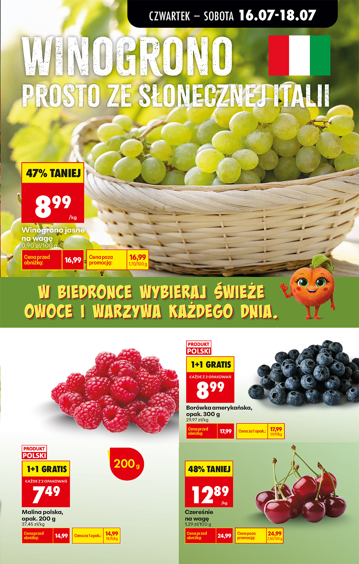 biedronka - Aktuální Biedronka leták platný od čtvrtka 16.07.2026 do středy 22.07.2026 - page: 23