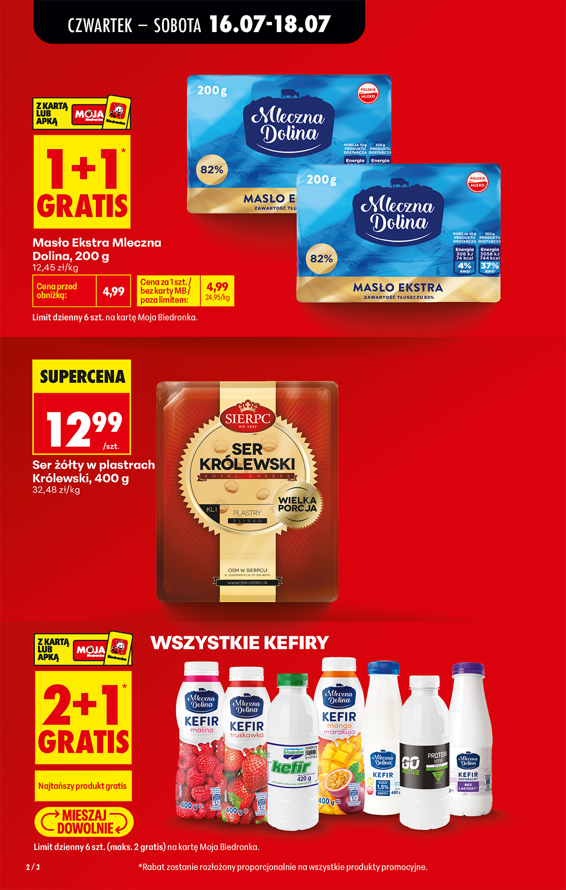 biedronka - Aktuální Biedronka leták platný od čtvrtka 16.07.2026 do středy 22.07.2026 - page: 2