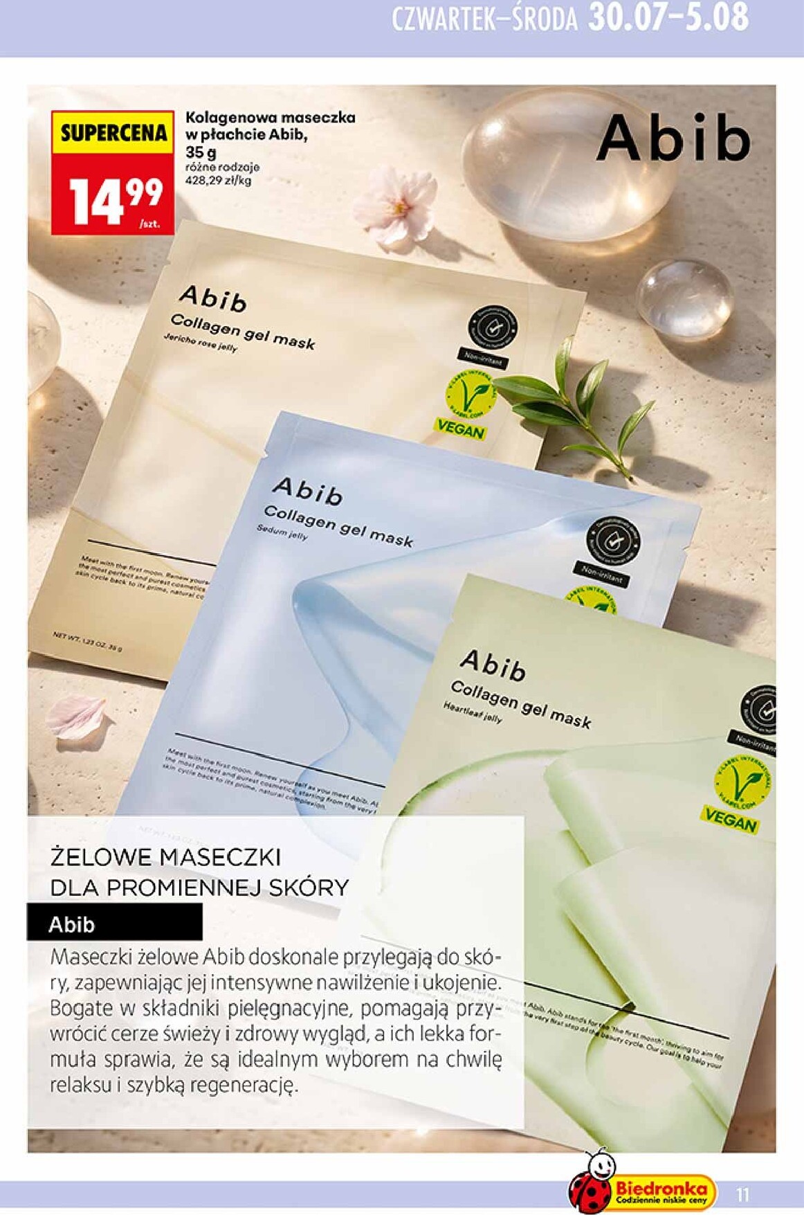 biedronka - Aktuální Biedronka - K- Beauty leták platný od čtvrtka 23.07.2026 do středy 05.08.2026 - page: 11