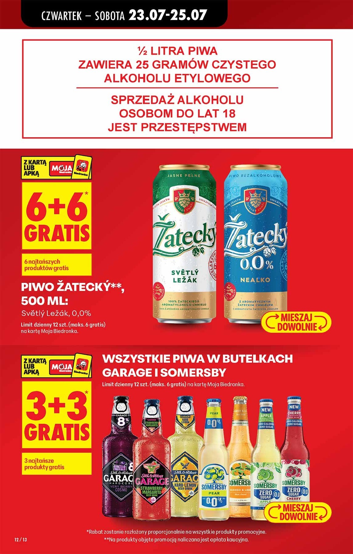 biedronka - Aktuální Biedronka leták platný od čtvrtka 23.07.2026 do středy 29.07.2026 - page: 12