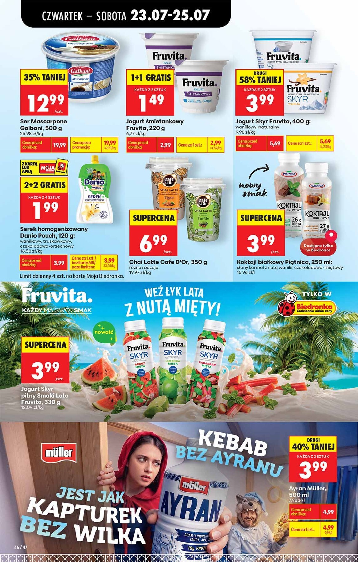biedronka - Aktuální Biedronka leták platný od čtvrtka 23.07.2026 do středy 29.07.2026 - page: 46