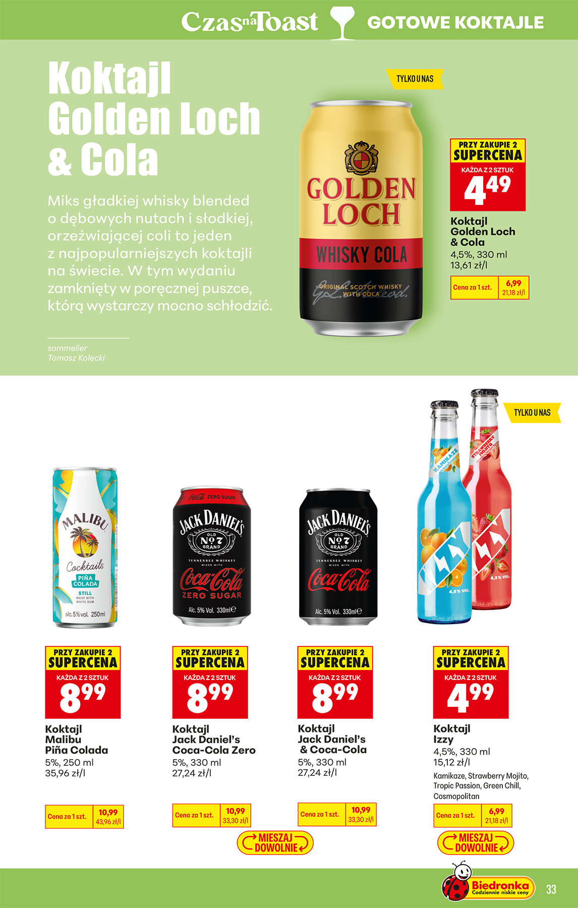 biedronka - Aktuální Biedronka - Czas na toast leták platný od pondělí 27.07.2026 do soboty 08.08.2026 - page: 33
