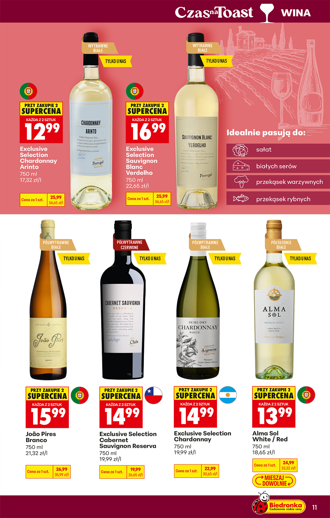 biedronka - Aktuální Biedronka - Czas na toast leták platný od pondělí 27.07.2026 do soboty 08.08.2026 - page: 11