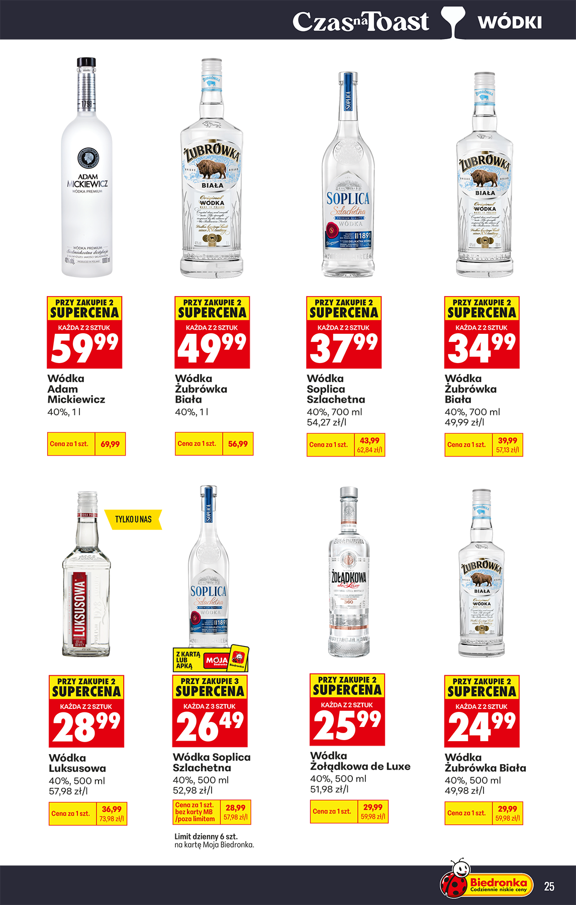 biedronka - Aktuální Biedronka - Czas na toast leták platný od pondělí 27.07.2026 do soboty 08.08.2026 - page: 25