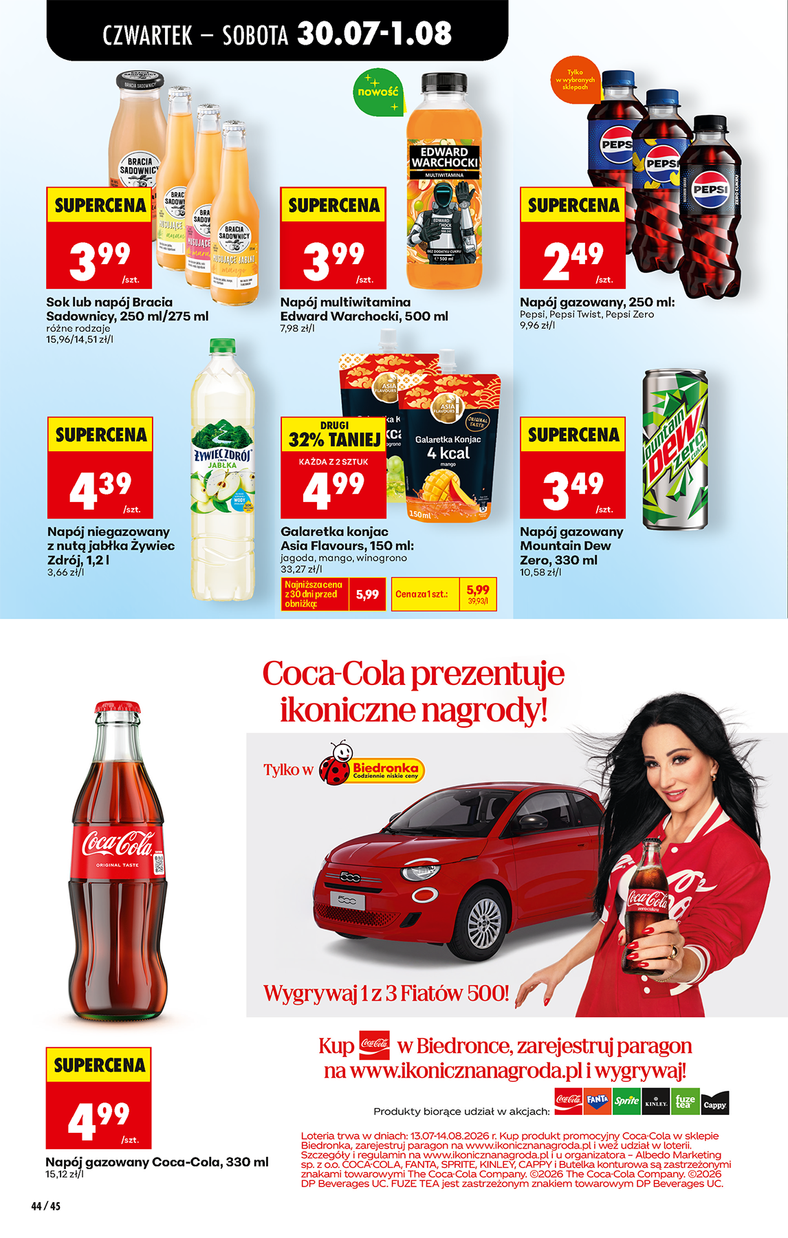 biedronka - Aktuální Biedronka leták platný od čtvrtka 30.07.2026 do středy 05.08.2026 - page: 62