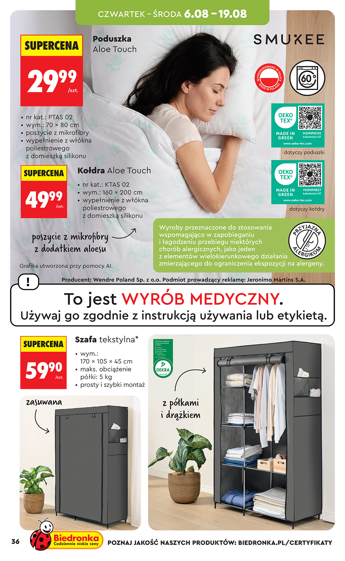 biedronka - Biedronka - Hity i inspiracje leták na příští týden od pondělí 03.08.2026 do soboty 15.08.2026 - page: 36