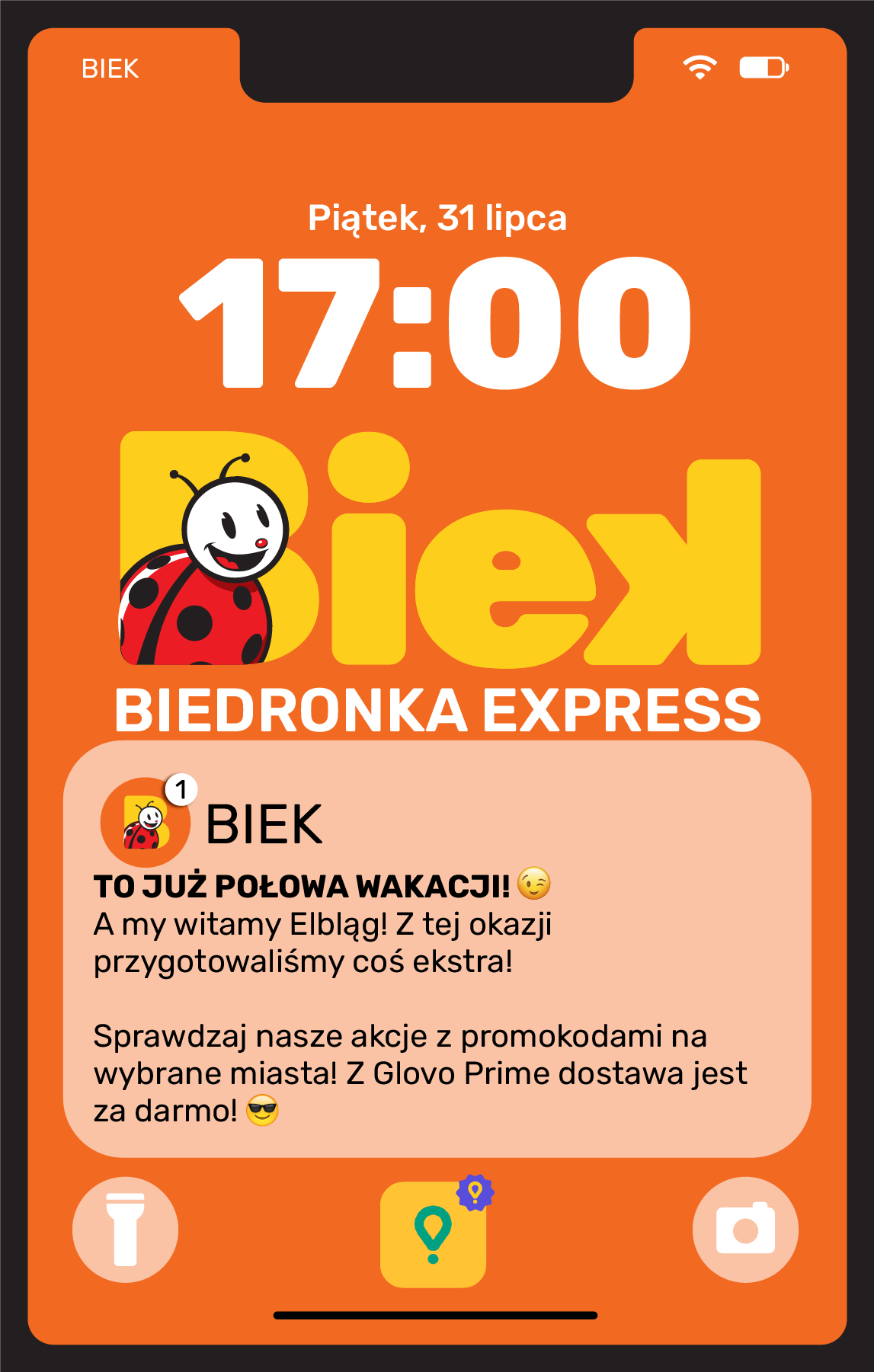 biedronka - Aktuální Biedronka - BIEK leták platný od pátku 31.07.2026 do neděle 02.08.2026