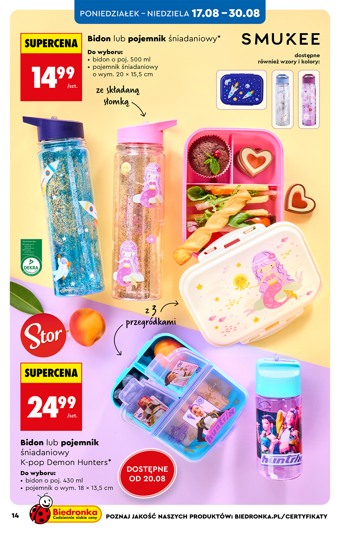 biedronka - Biedronka - Hity i inspiracje leták na příští týden od čtvrtka 20.08.2026 do středy 02.09.2026 - page: 14