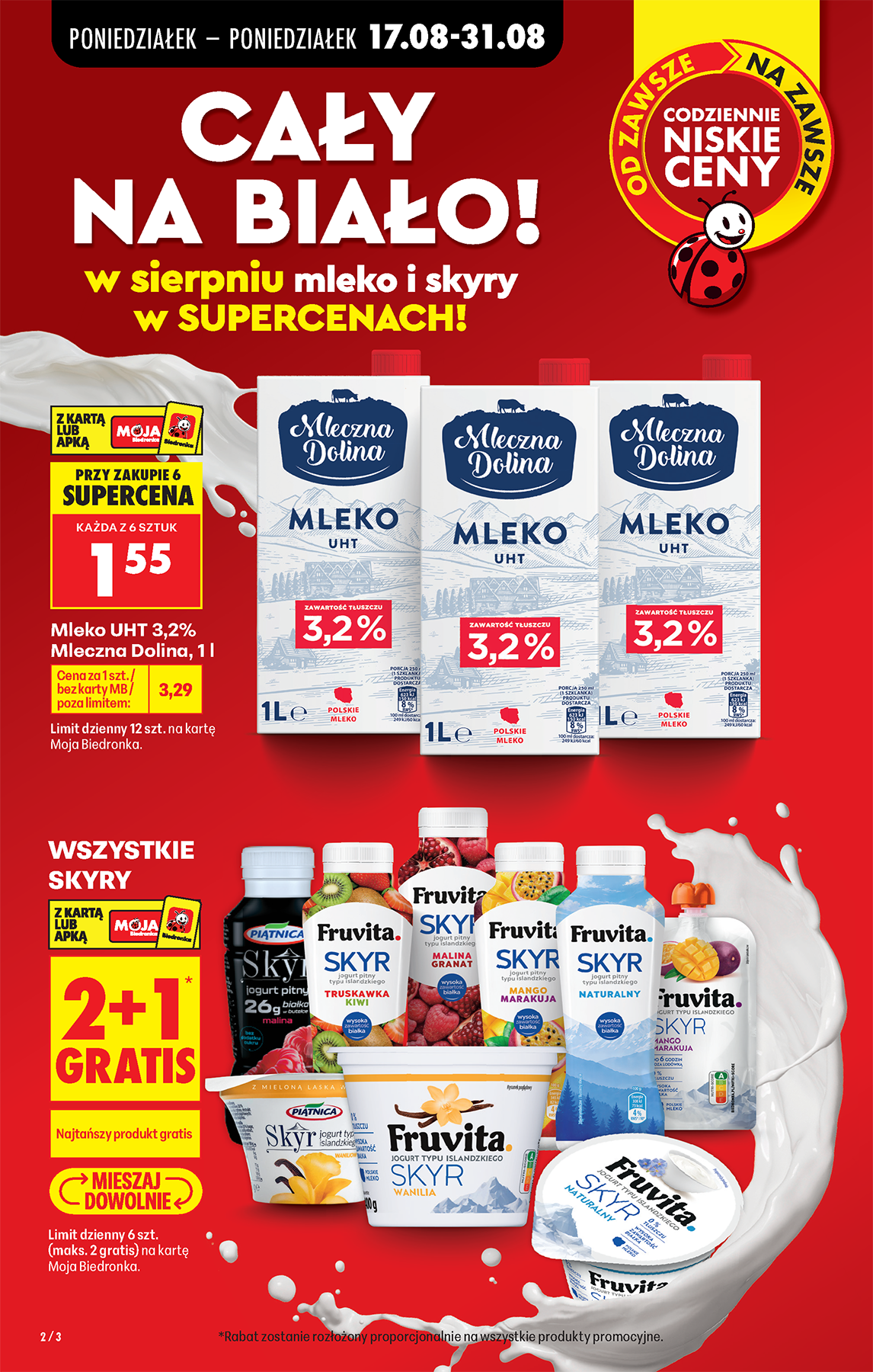 biedronka - Aktuální Biedronka leták platný od pondělí 17.08.2026 do pondělí 31.08.2026 - page: 2
