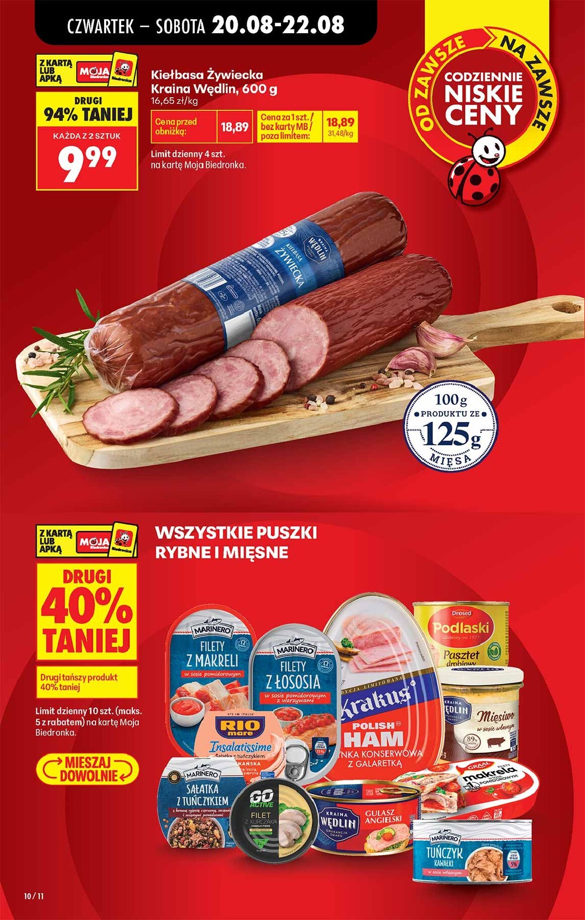 biedronka - Aktuální Biedronka leták platný od čtvrtka 20.08.2026 do pondělí 31.08.2026 - page: 10