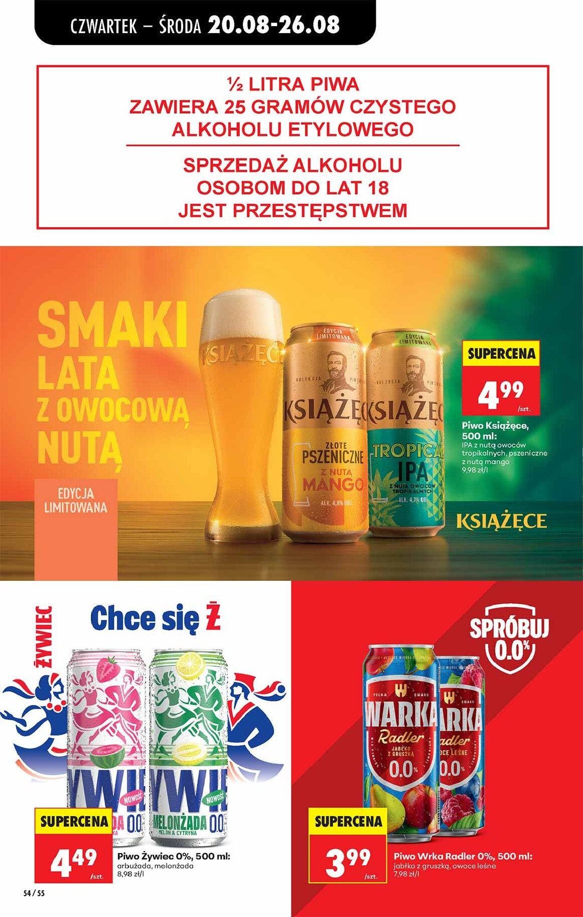 biedronka - Aktuální Biedronka leták platný od čtvrtka 20.08.2026 do pondělí 31.08.2026 - page: 54
