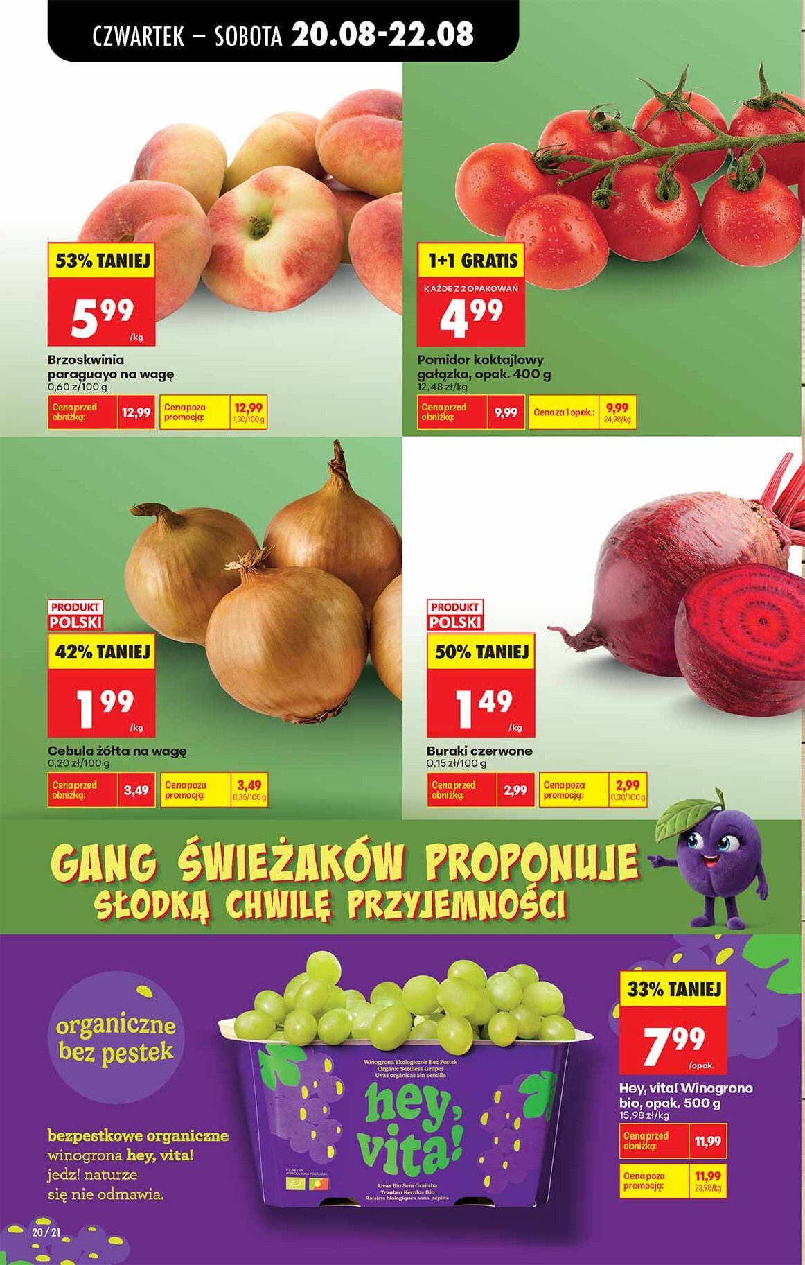 biedronka - Aktuální Biedronka leták platný od čtvrtka 20.08.2026 do pondělí 31.08.2026 - page: 20