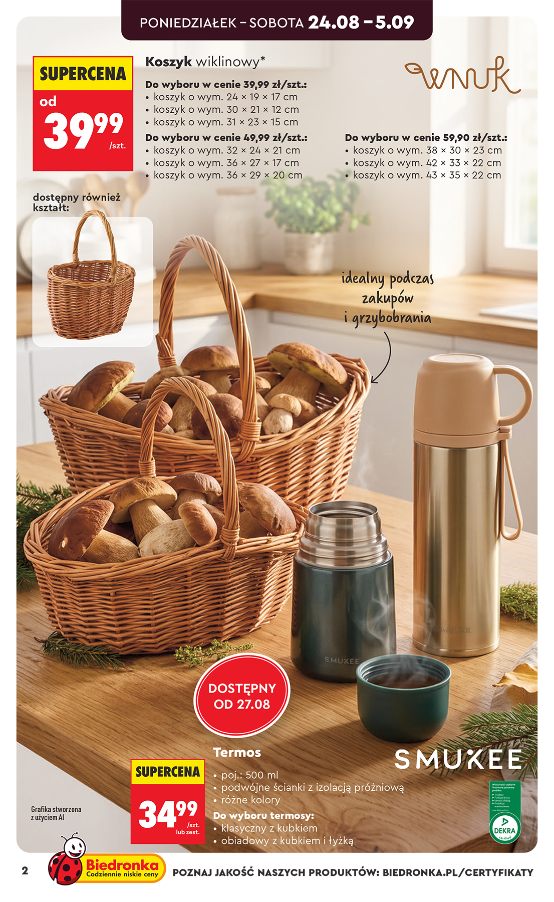 biedronka - Biedronka - Hity i inspiracje leták na příští týden od pondělí 24.08.2026 do soboty 05.09.2026 - page: 2