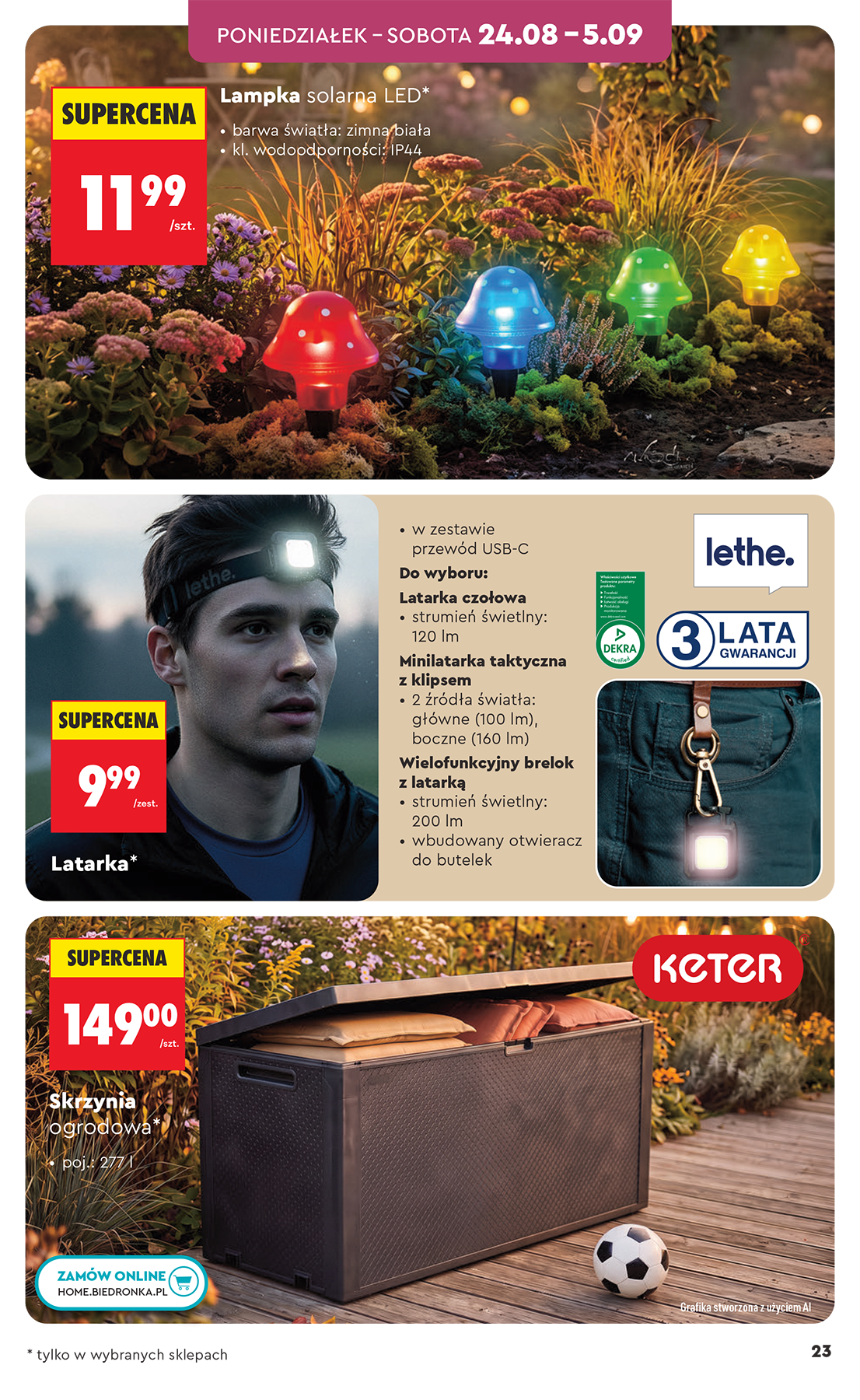 biedronka - Biedronka - Hity i inspiracje leták na příští týden od pondělí 24.08.2026 do soboty 05.09.2026 - page: 23