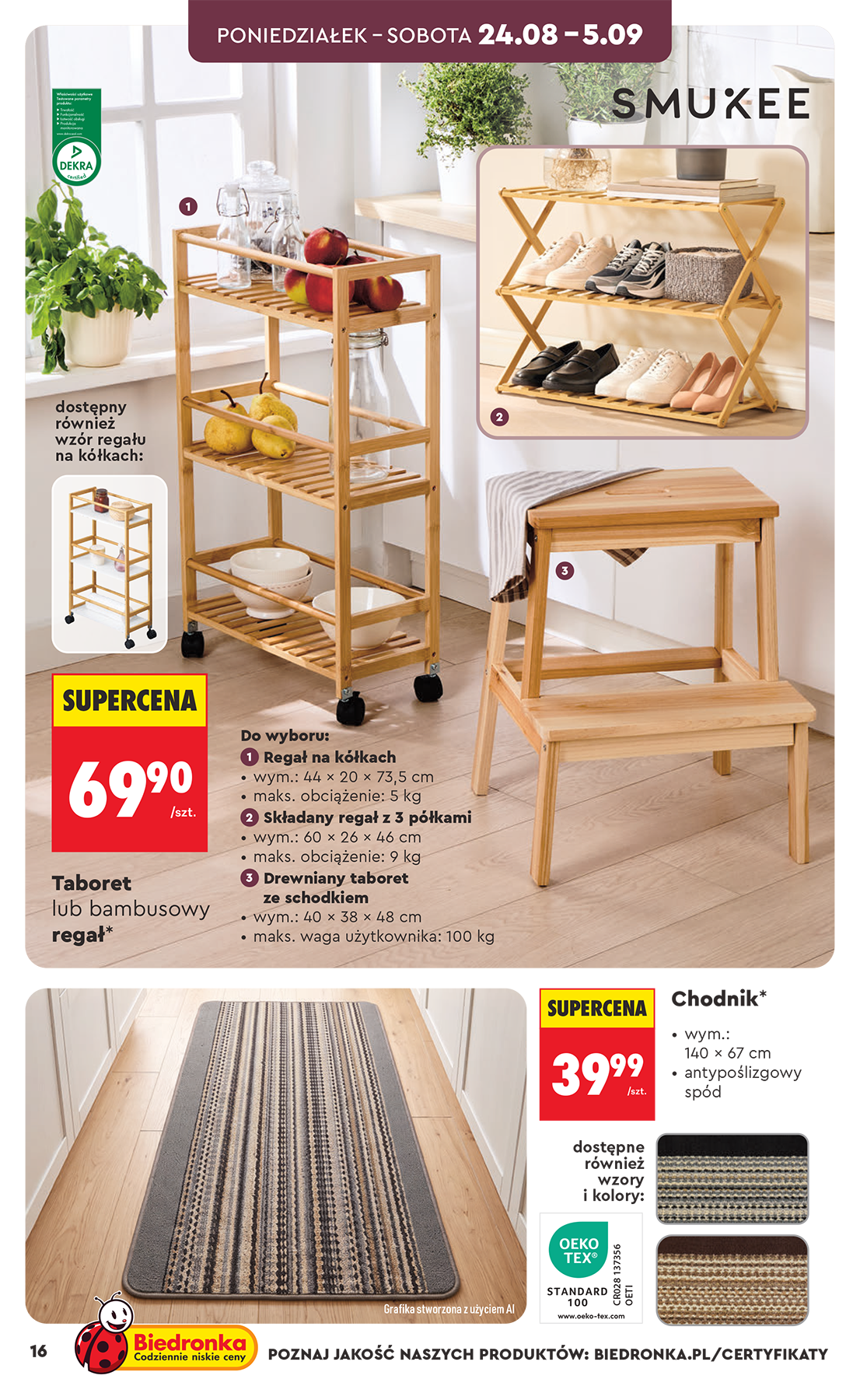 biedronka - Biedronka - Hity i inspiracje leták na příští týden od pondělí 24.08.2026 do soboty 05.09.2026 - page: 16