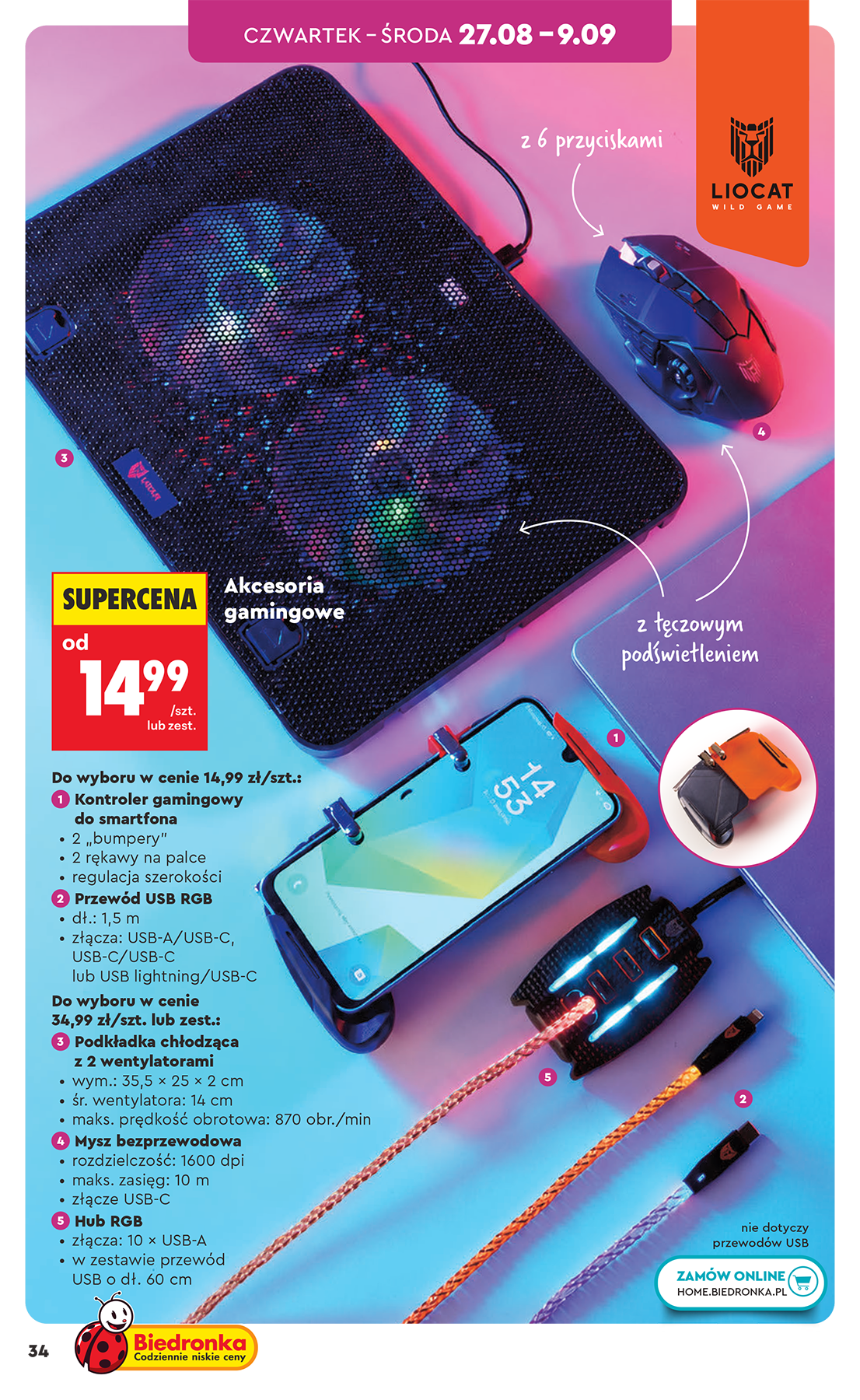 biedronka - Biedronka - Hity i inspiracje leták na příští týden od pondělí 24.08.2026 do soboty 05.09.2026 - page: 34