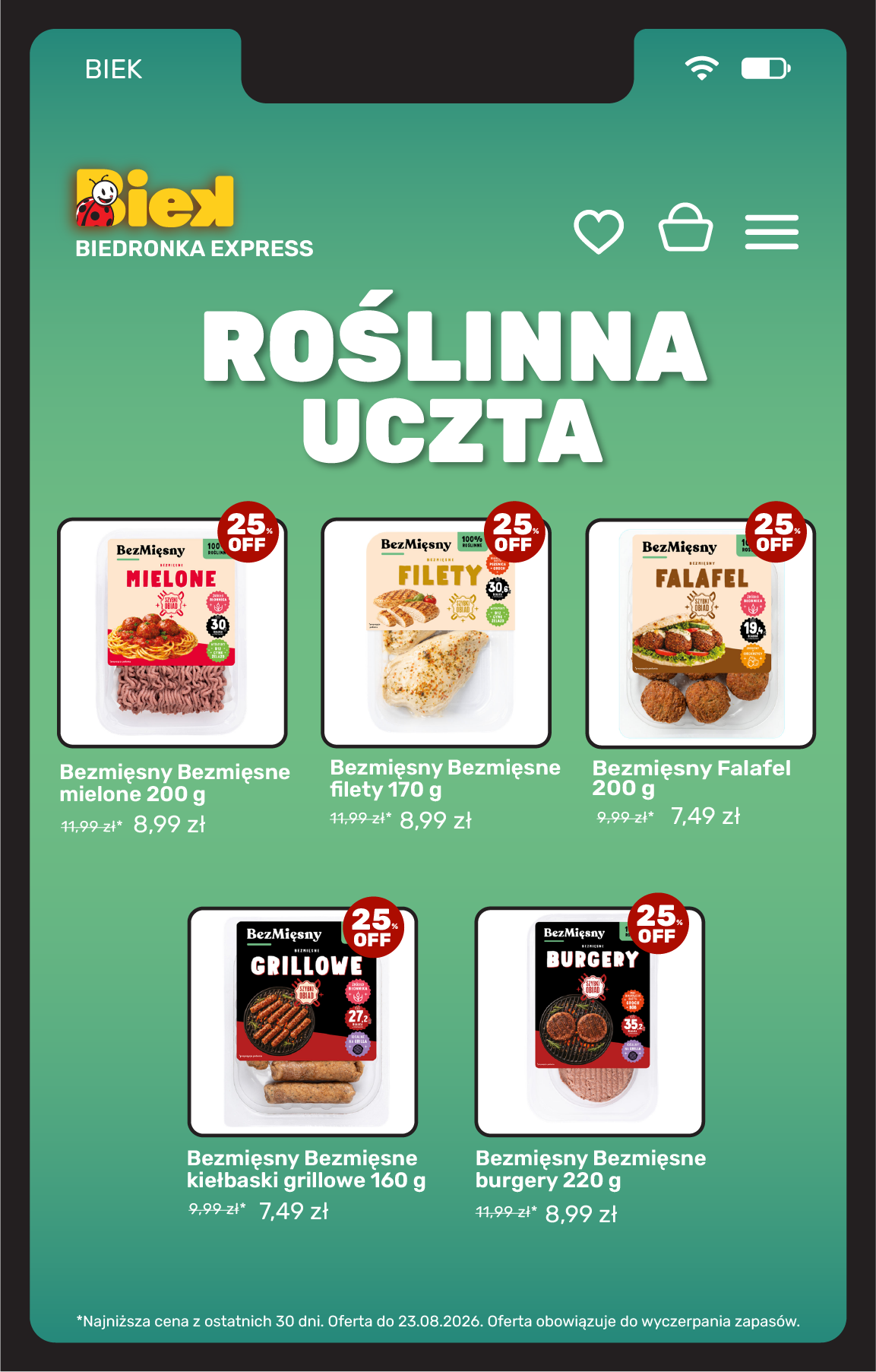 biedronka - Aktuální Biedronka - Biek leták platný od pátku 21.08.2026 do neděle 23.08.2026 - page: 13