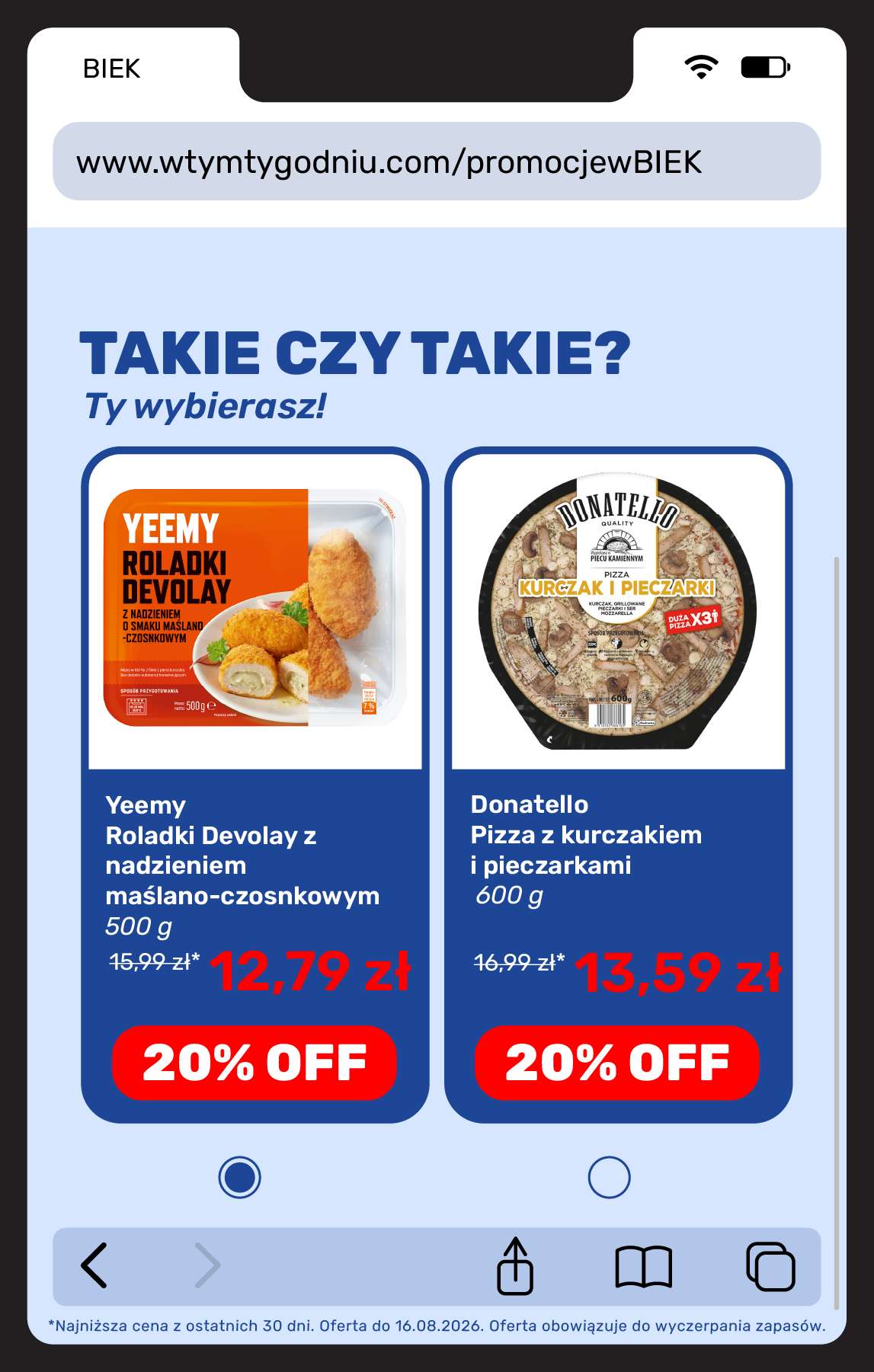 biedronka - Aktuální Biedronka - Biek leták platný od pátku 21.08.2026 do neděle 23.08.2026 - page: 17