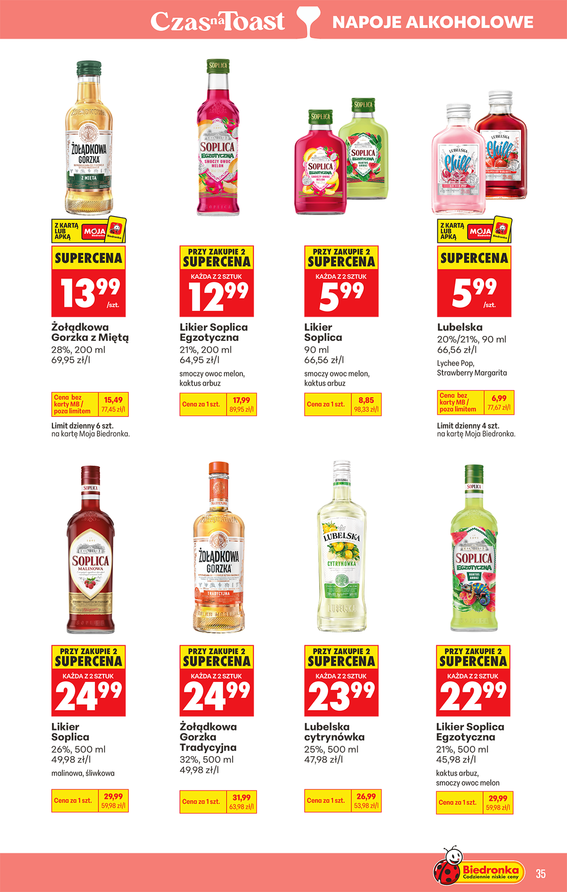 biedronka - Aktuální Biedronka - Alkohol leták platný od pondělí 24.08.2026 do soboty 05.09.2026 - page: 37