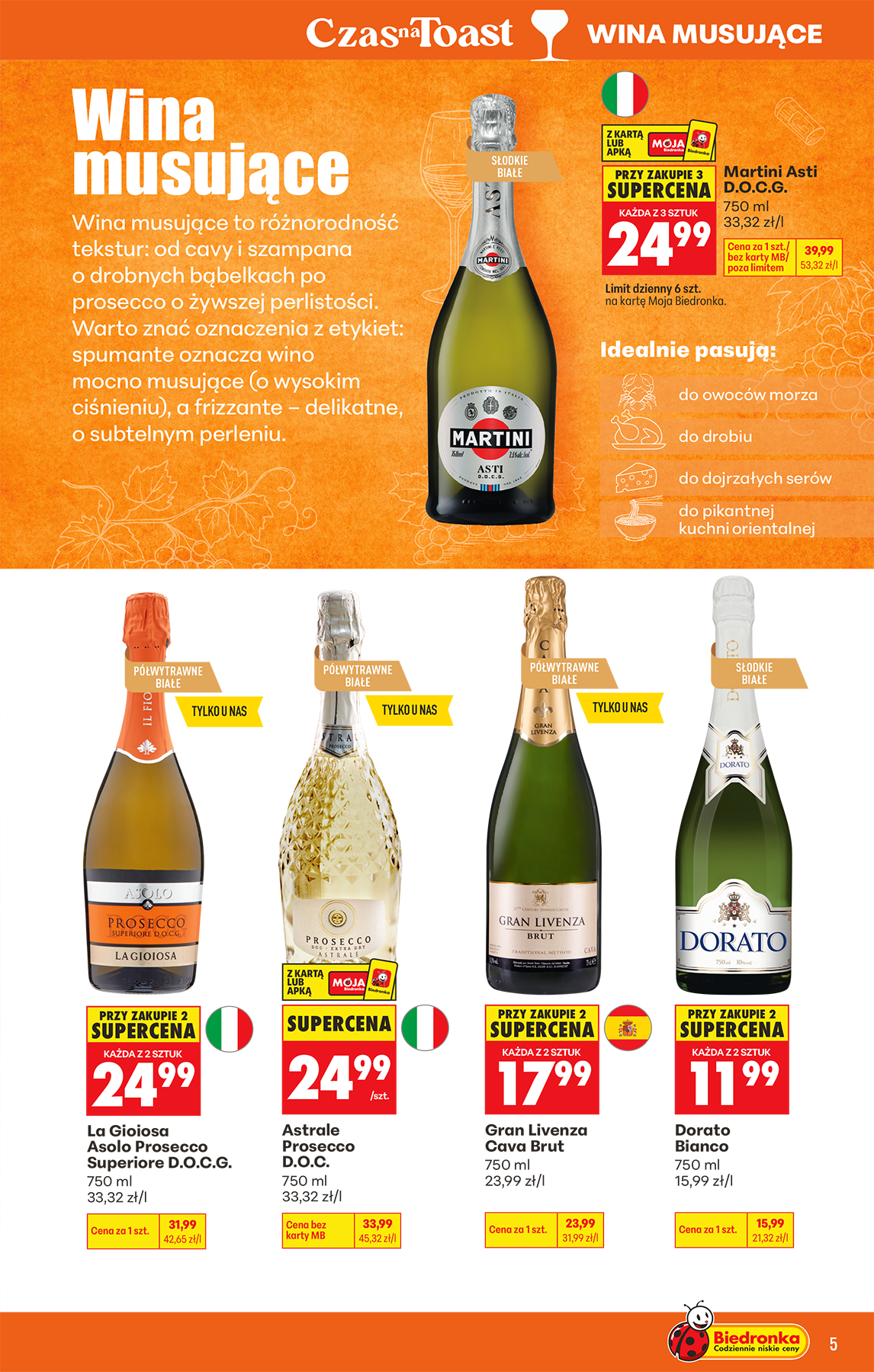 biedronka - Aktuální Biedronka - Alkohol leták platný od pondělí 24.08.2026 do soboty 05.09.2026 - page: 5