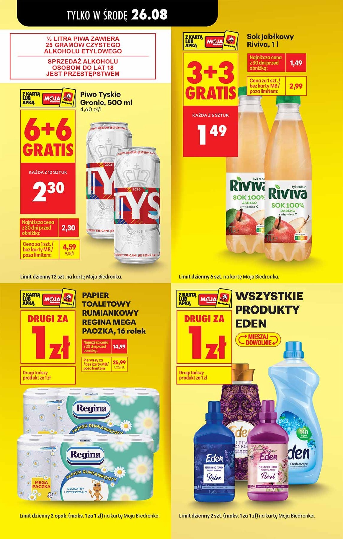 biedronka - Aktuální Biedronka leták platný od pondělí 24.08.2026 do soboty 29.08.2026 - page: 15